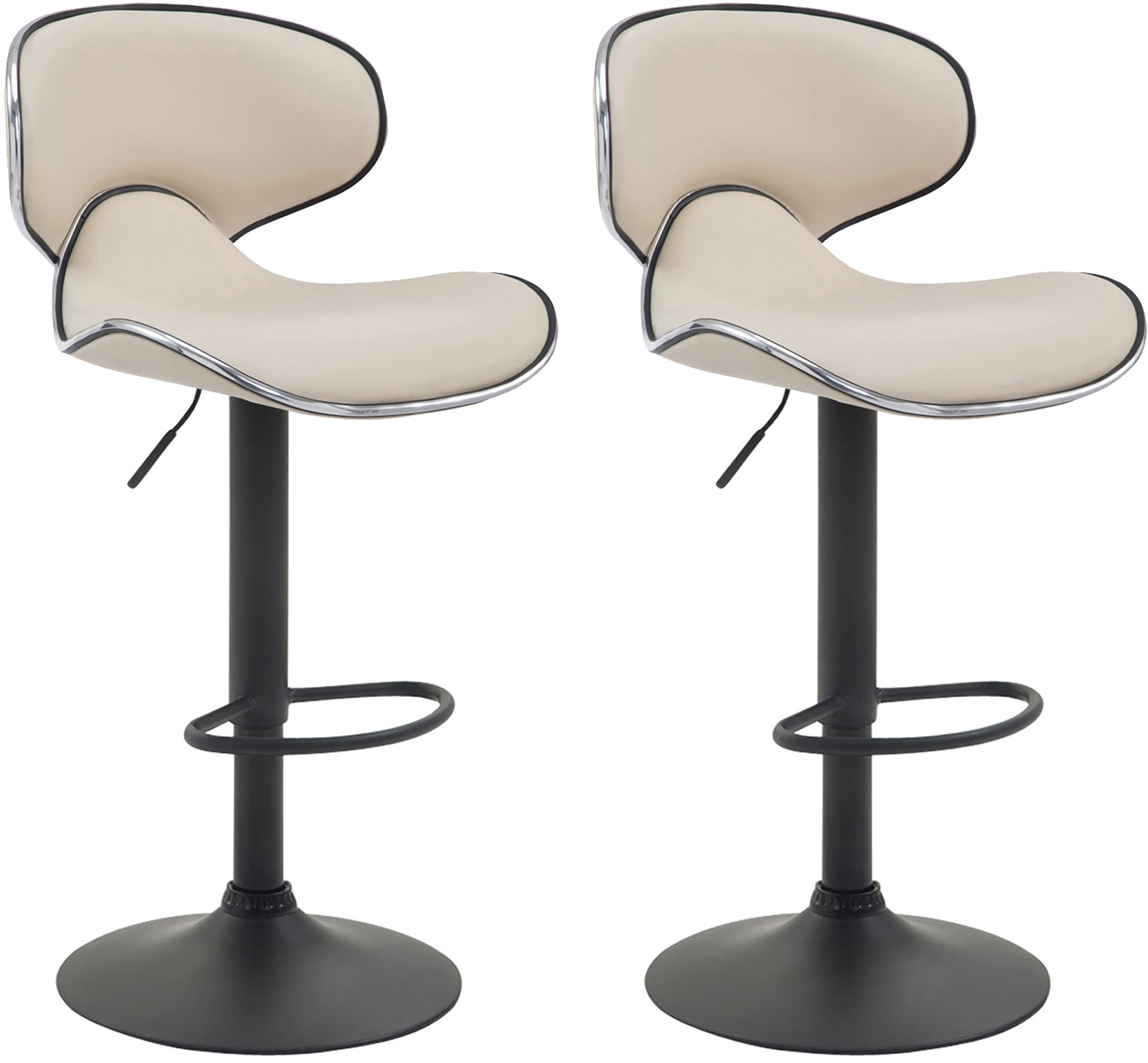 Set 2x Sgabelli LAS VEGAS V2 in similpelle