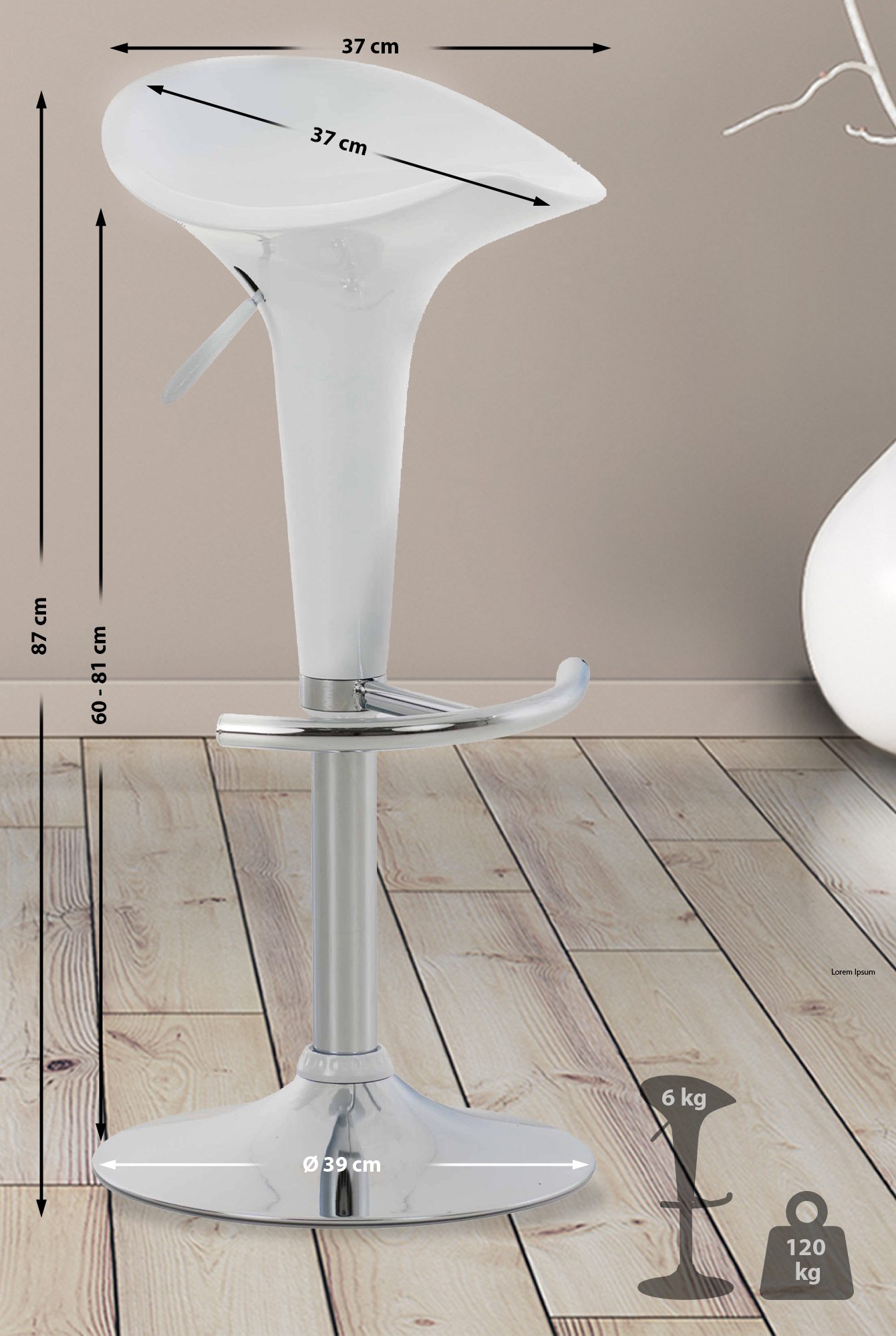 Sgabello Saddle