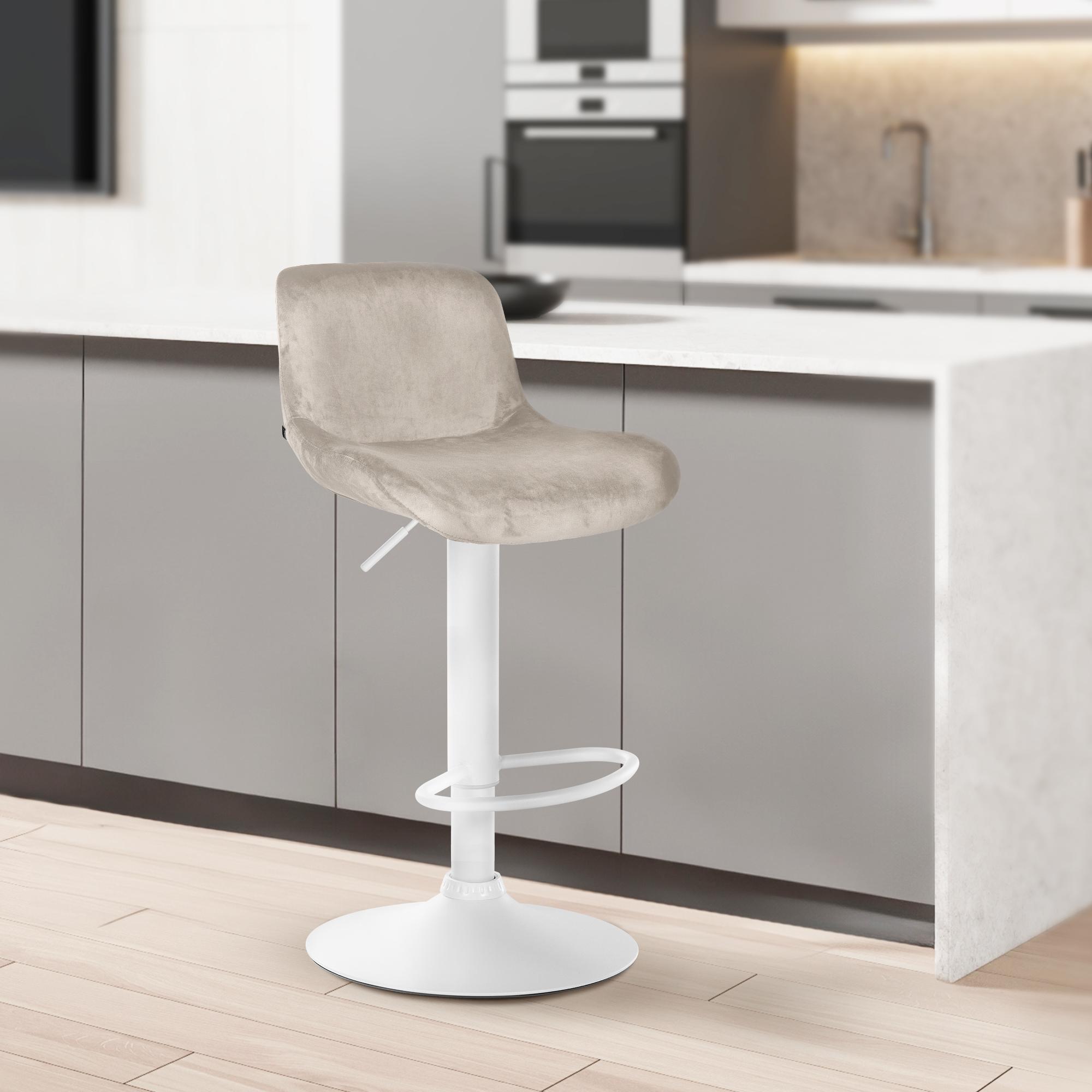 Set di 2 sgabelli da bar Solon White