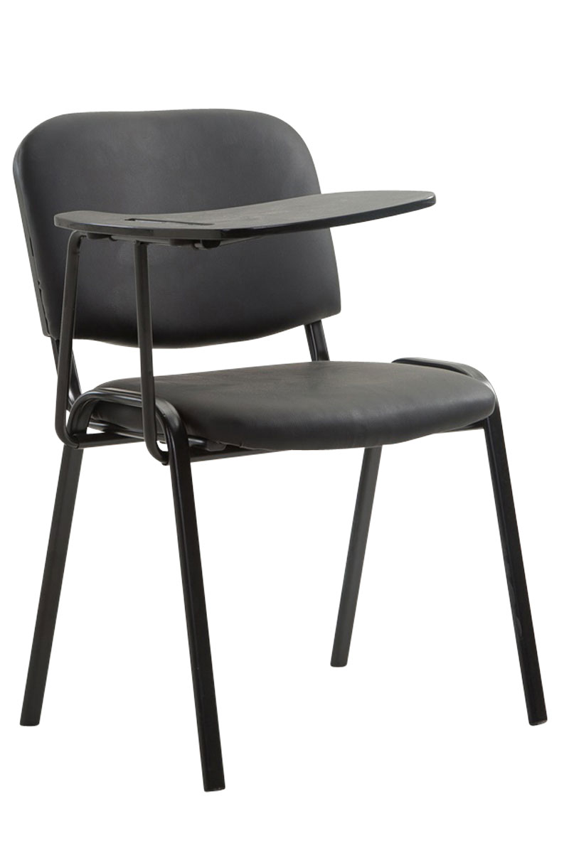 Sedia Ken in similpelle con tavolino ribaltabile