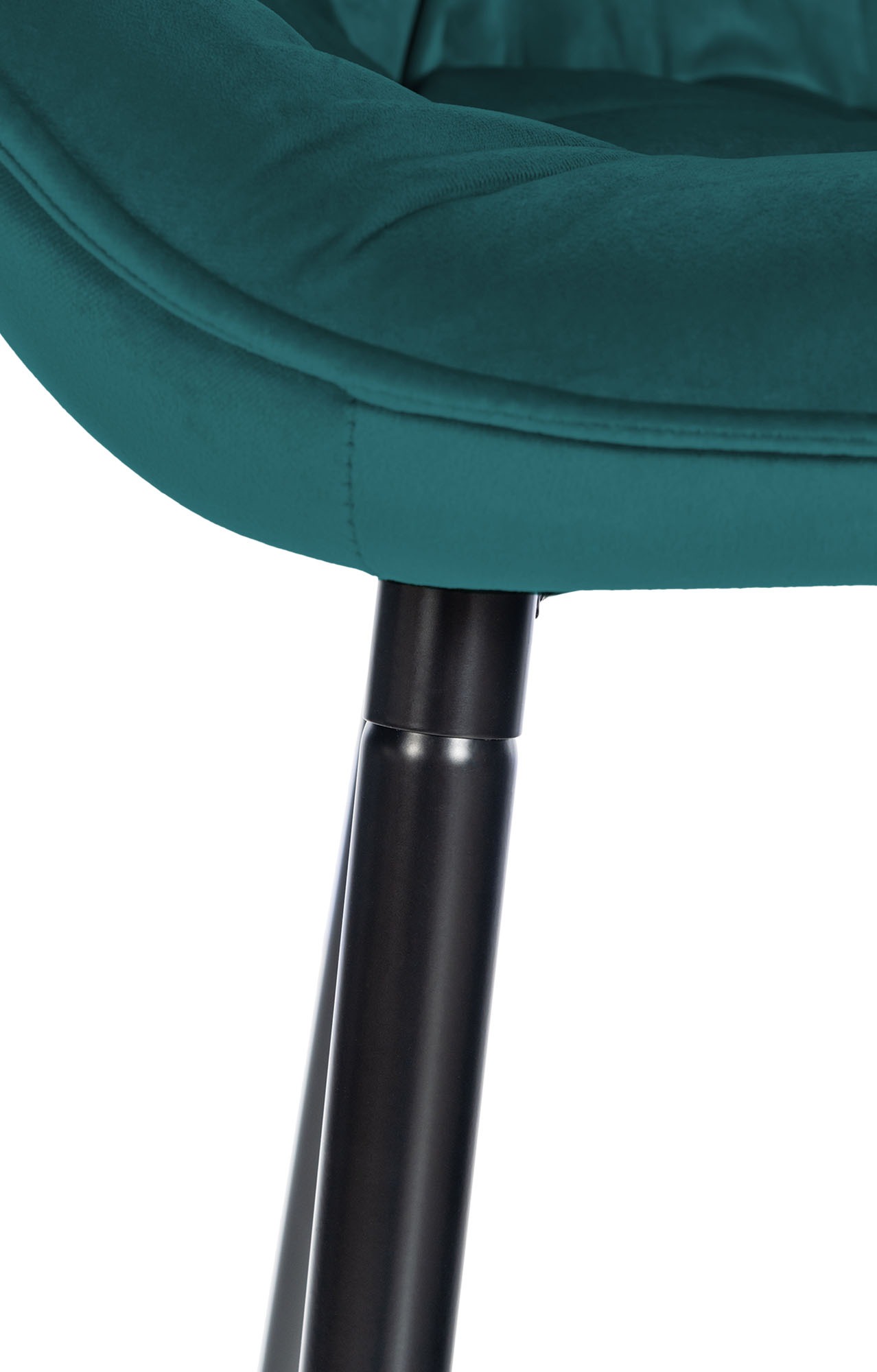 Sgabello da bar Gibson in velluto altezza seduta 76 cm