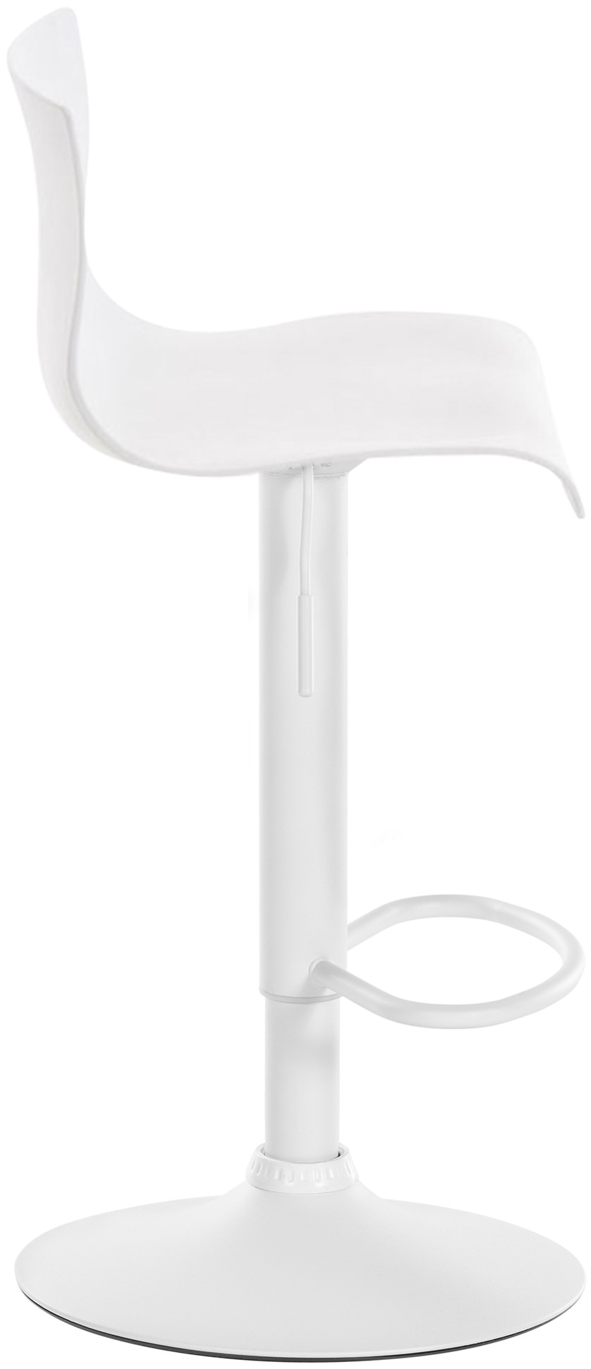 Sgabello Hover in polipropilene e metallo