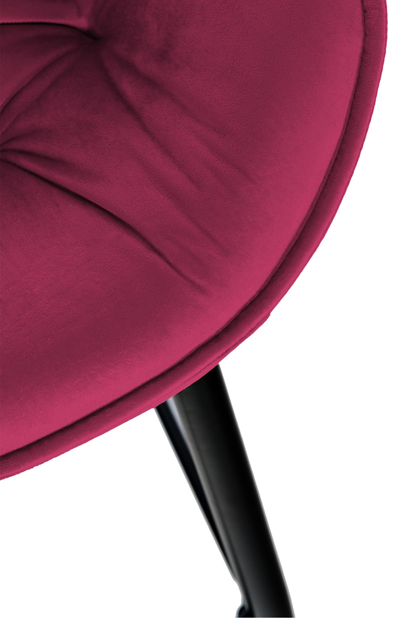Sgabello da bar Gibson in velluto altezza seduta 76 cm