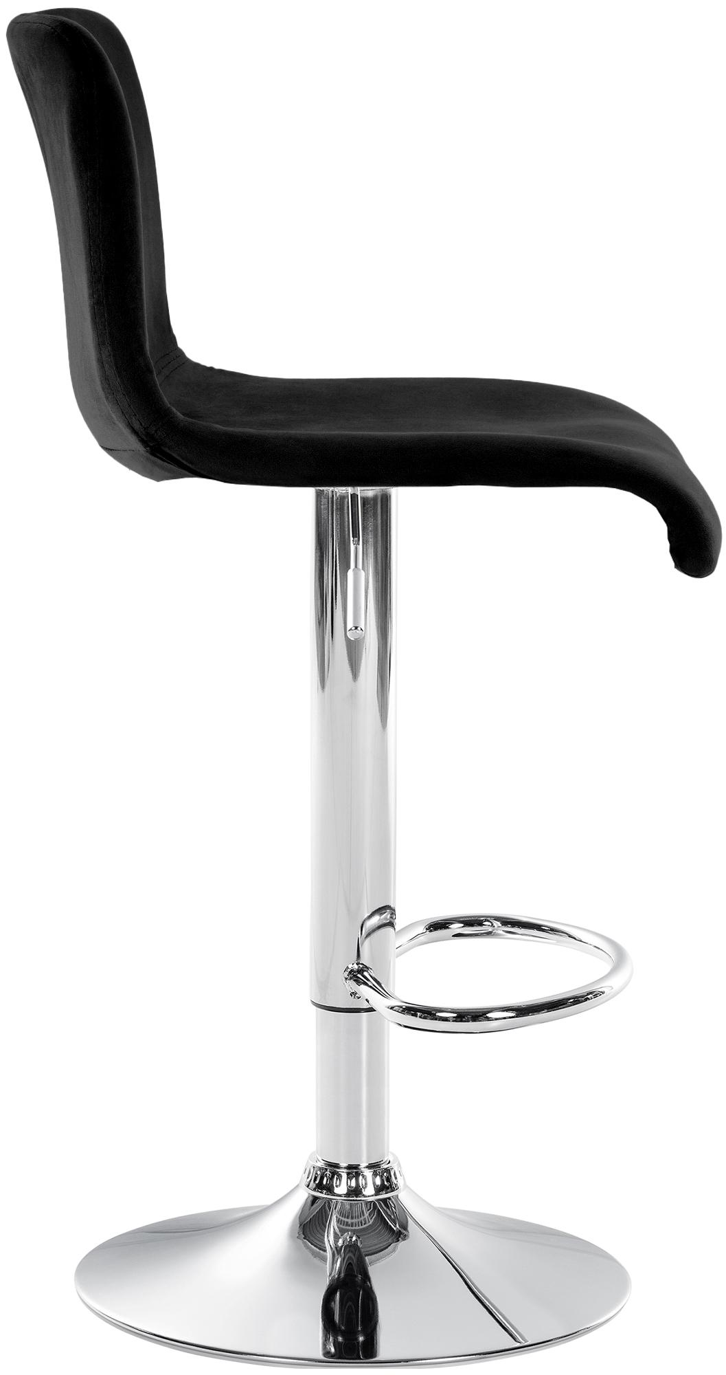 Sgabello Bar Hover in Velluto
