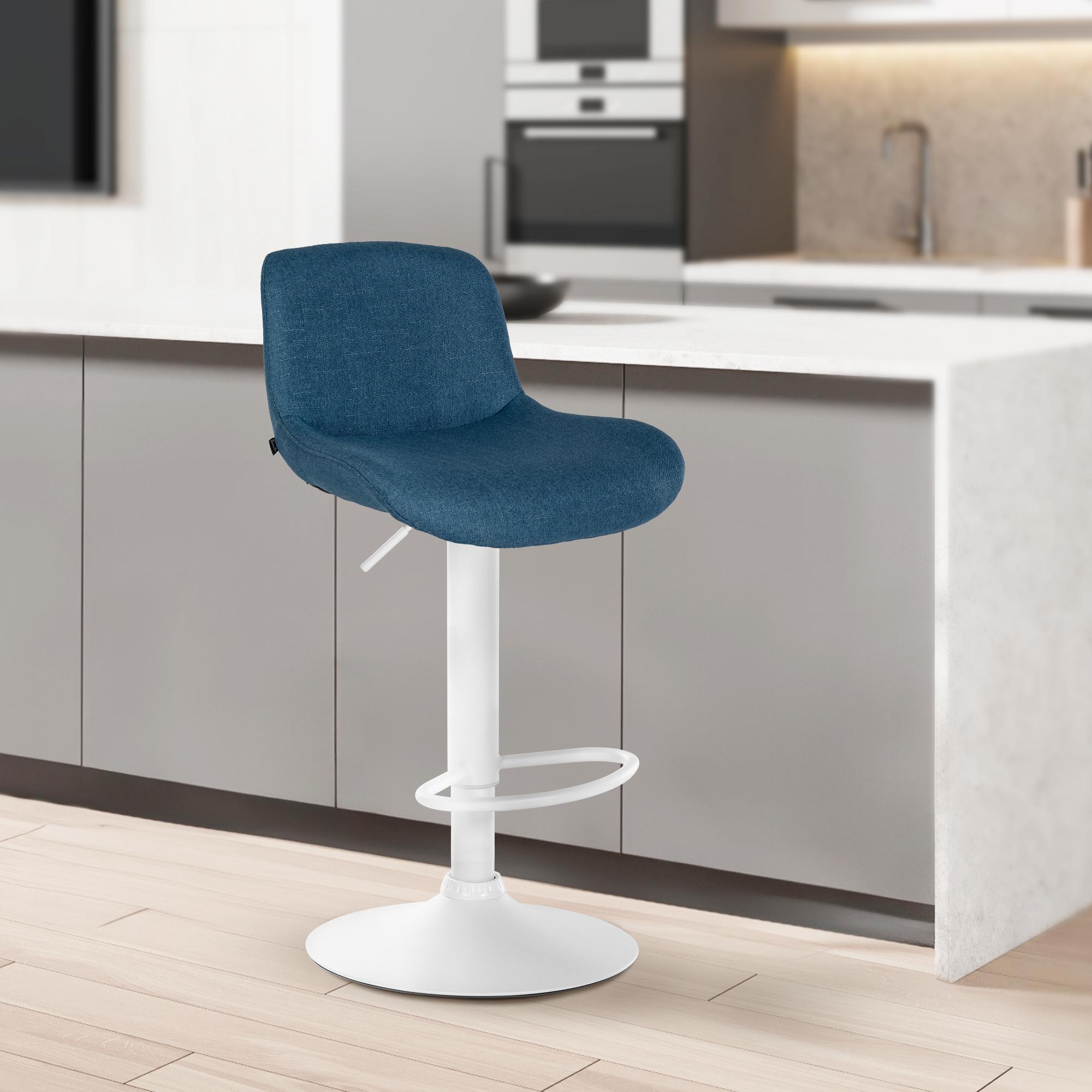Set di 2 sgabelli da bar Solon White