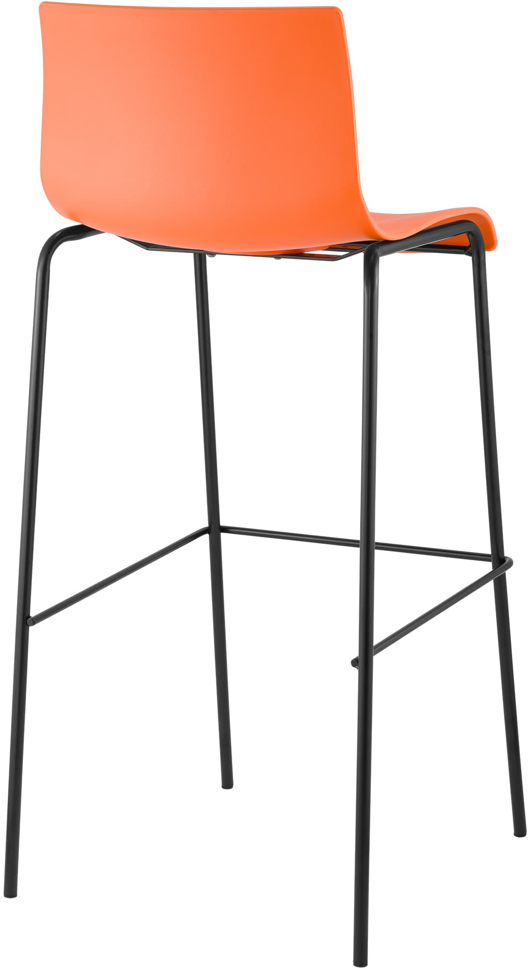 Sgabello da Bar Hover Plastica Struttura a 4 Gambe