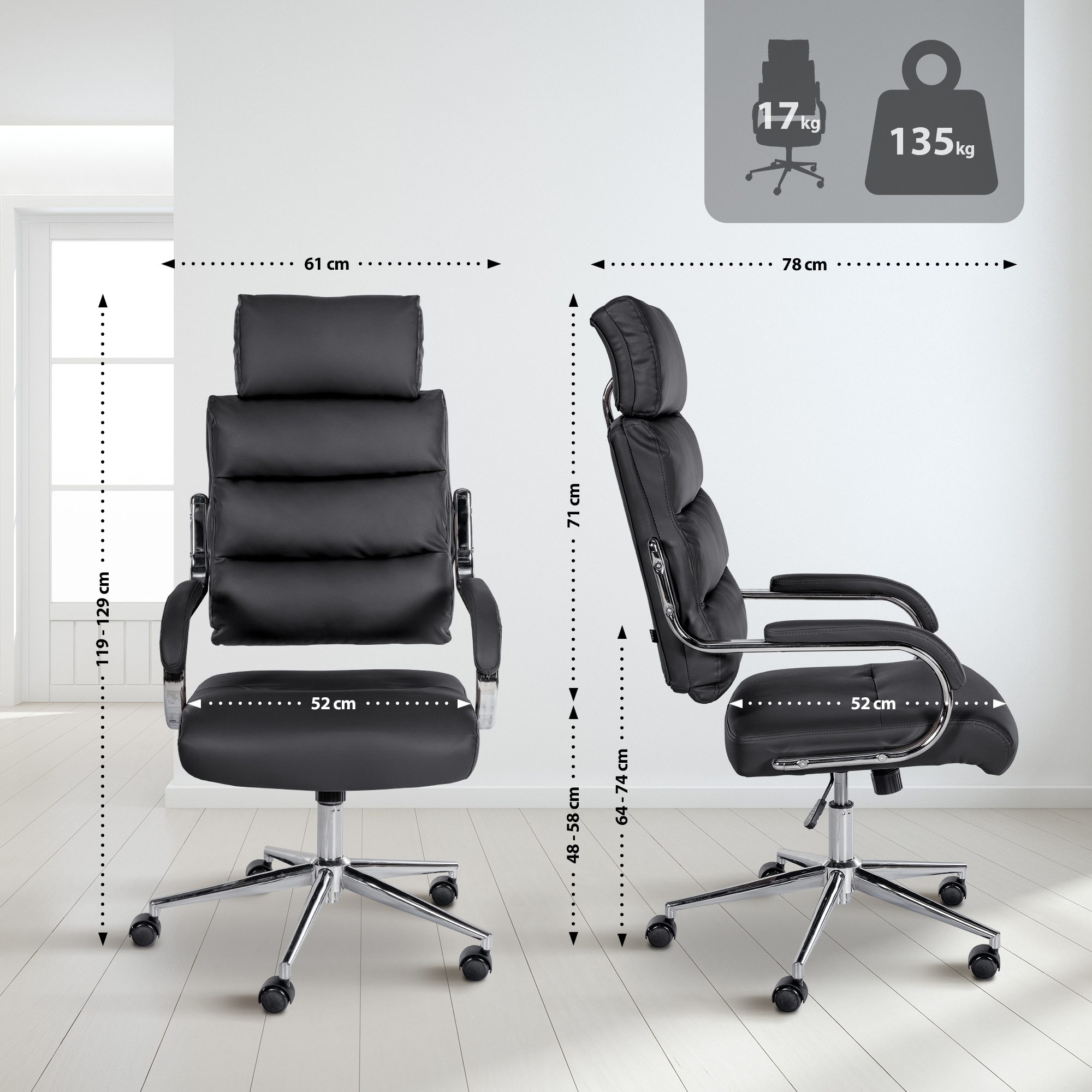 Sedia da ufficio Campo