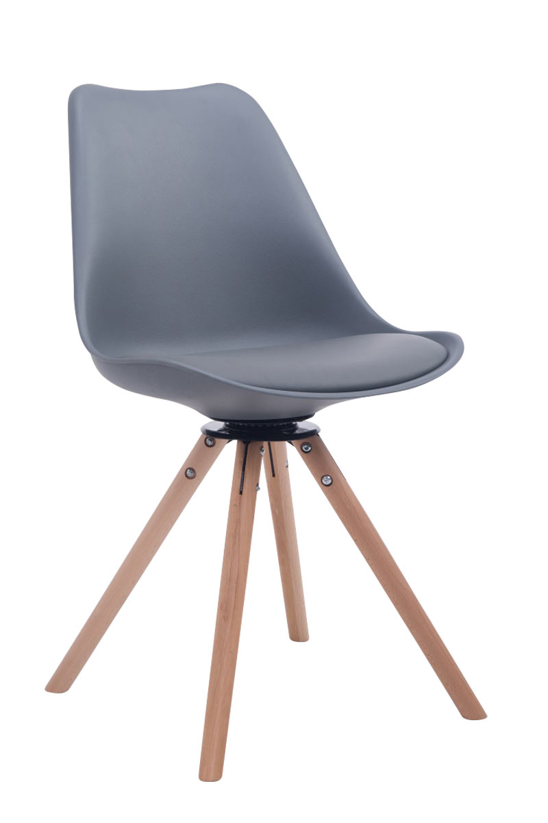 Sedia design Troyes Girevole Similpelle Rotondo