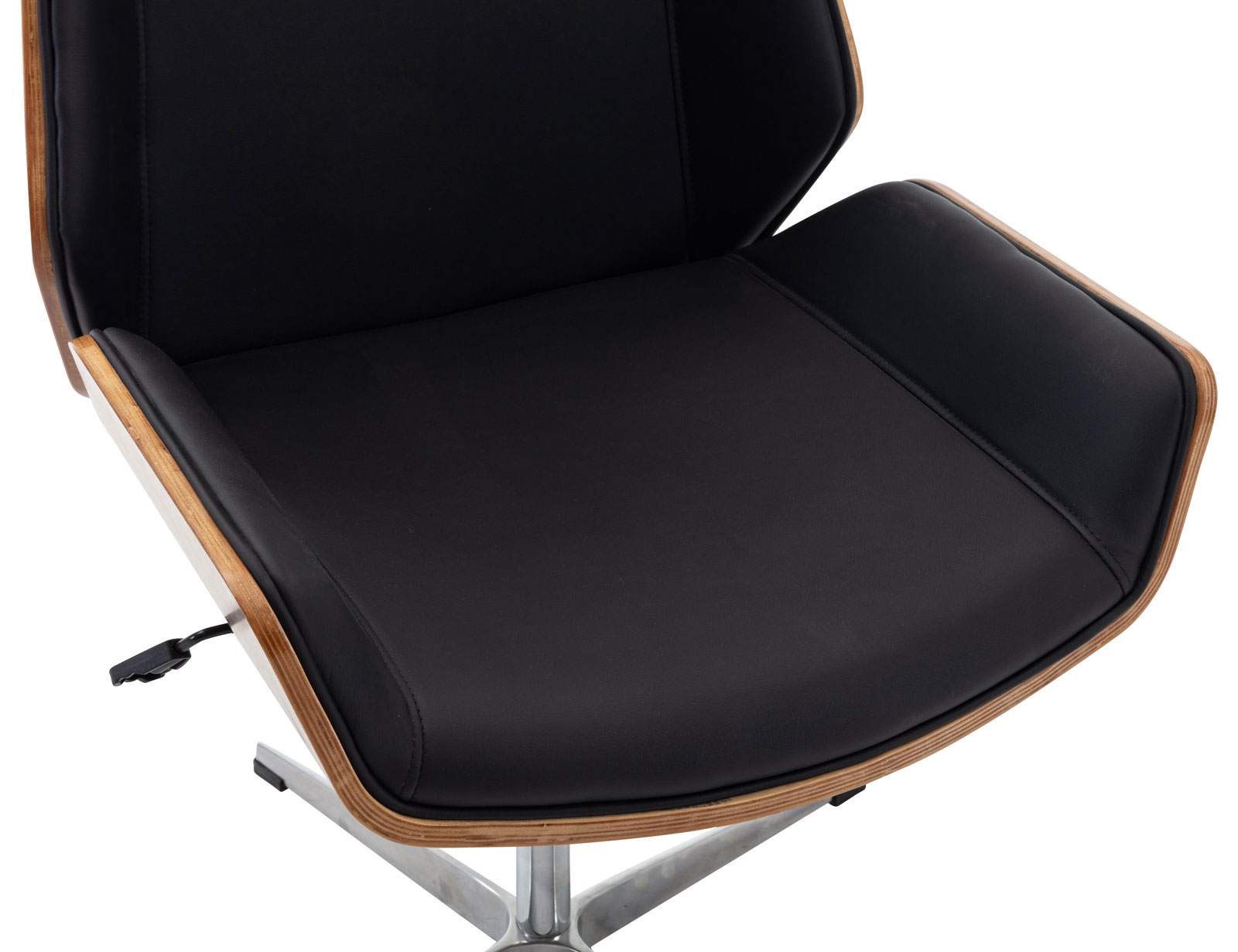 Sedia Studio Riunioni Breda In Similpelle E Legno