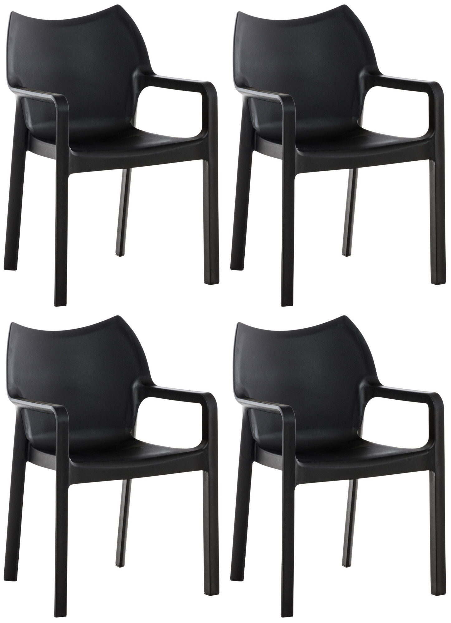 Set di 4 sedie Diva