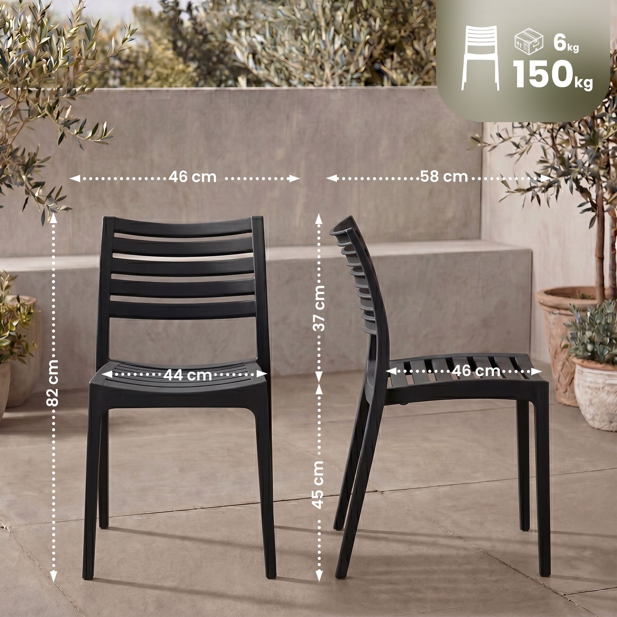 Sedia da giardino Arkon