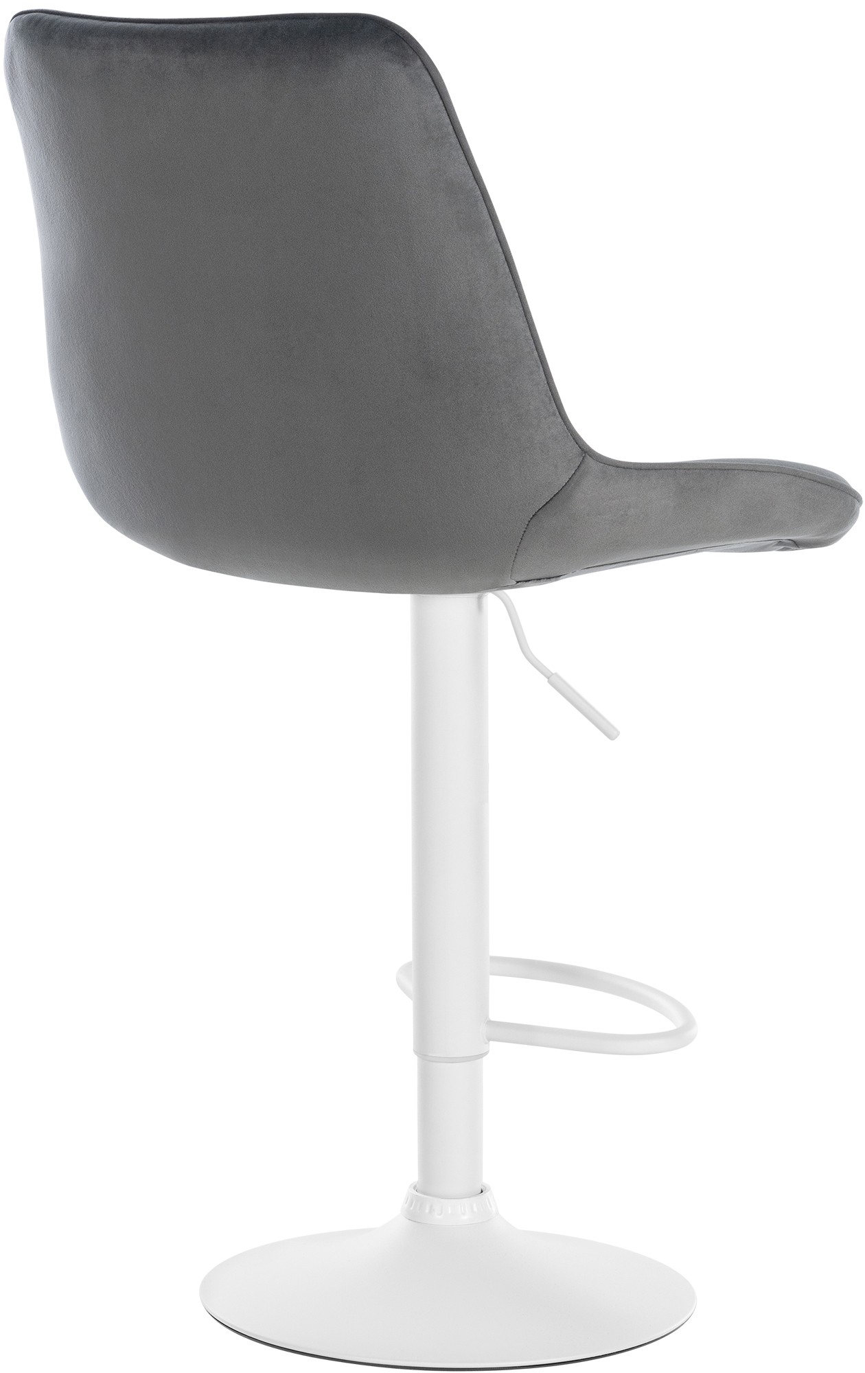Sgabello da bar Toni velluto elegante, comodo e resistente, ideale per cucina o locale, design moderno per ogni ambiente