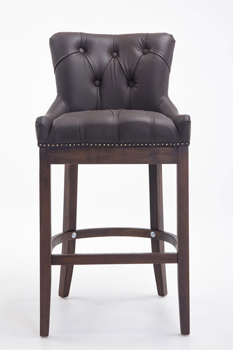 Set 2 sgabelli Lakewood in vera pelle