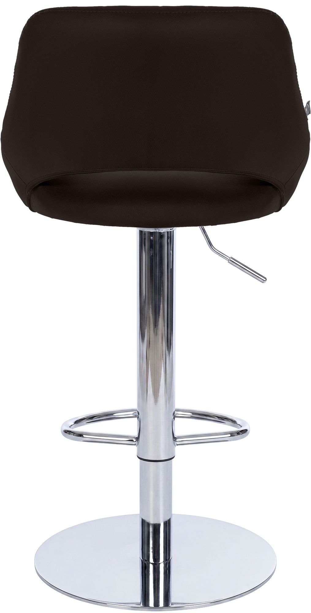 Set di 2 sgabelli da bar Milet cromati con base extra pesante
