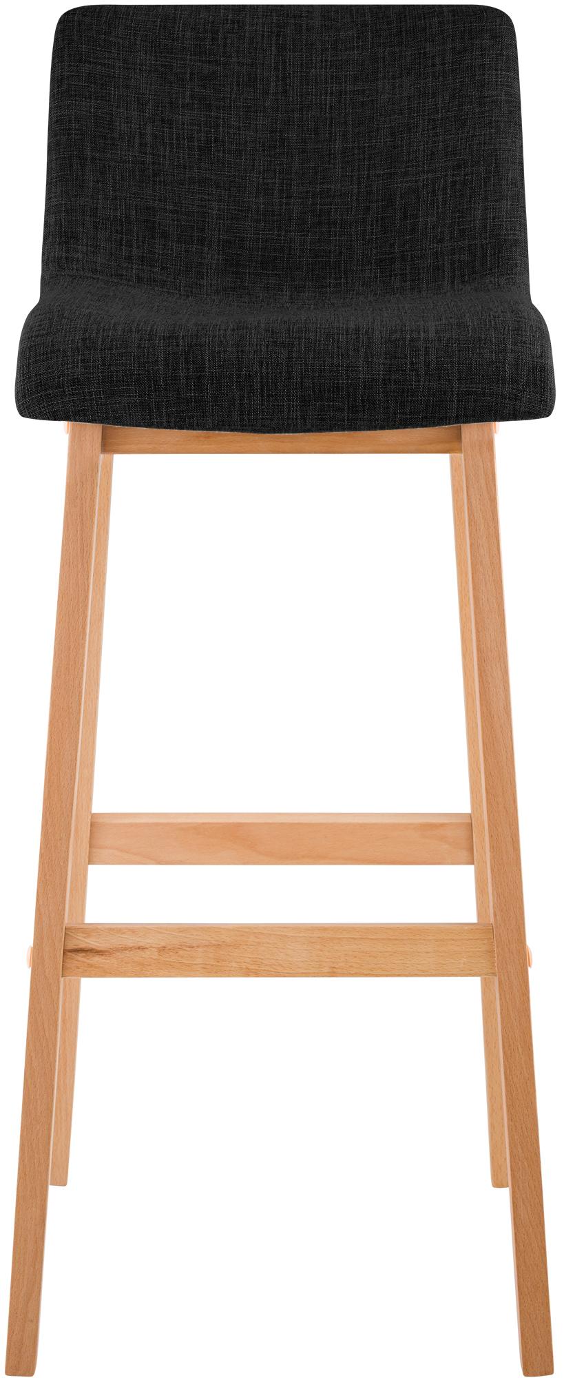 Sgabello da Bar Hover Tessuto Base a Quattro Gambe Natura