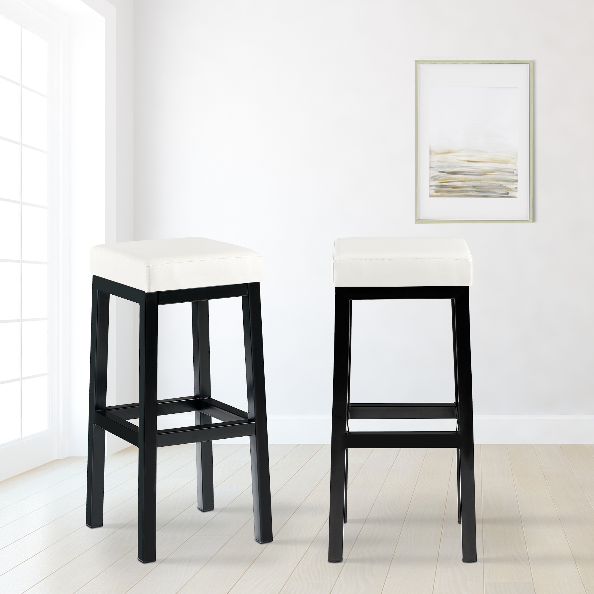 Sgabello Taylor Altezza seduta 83 cm Struttura in metallo nero