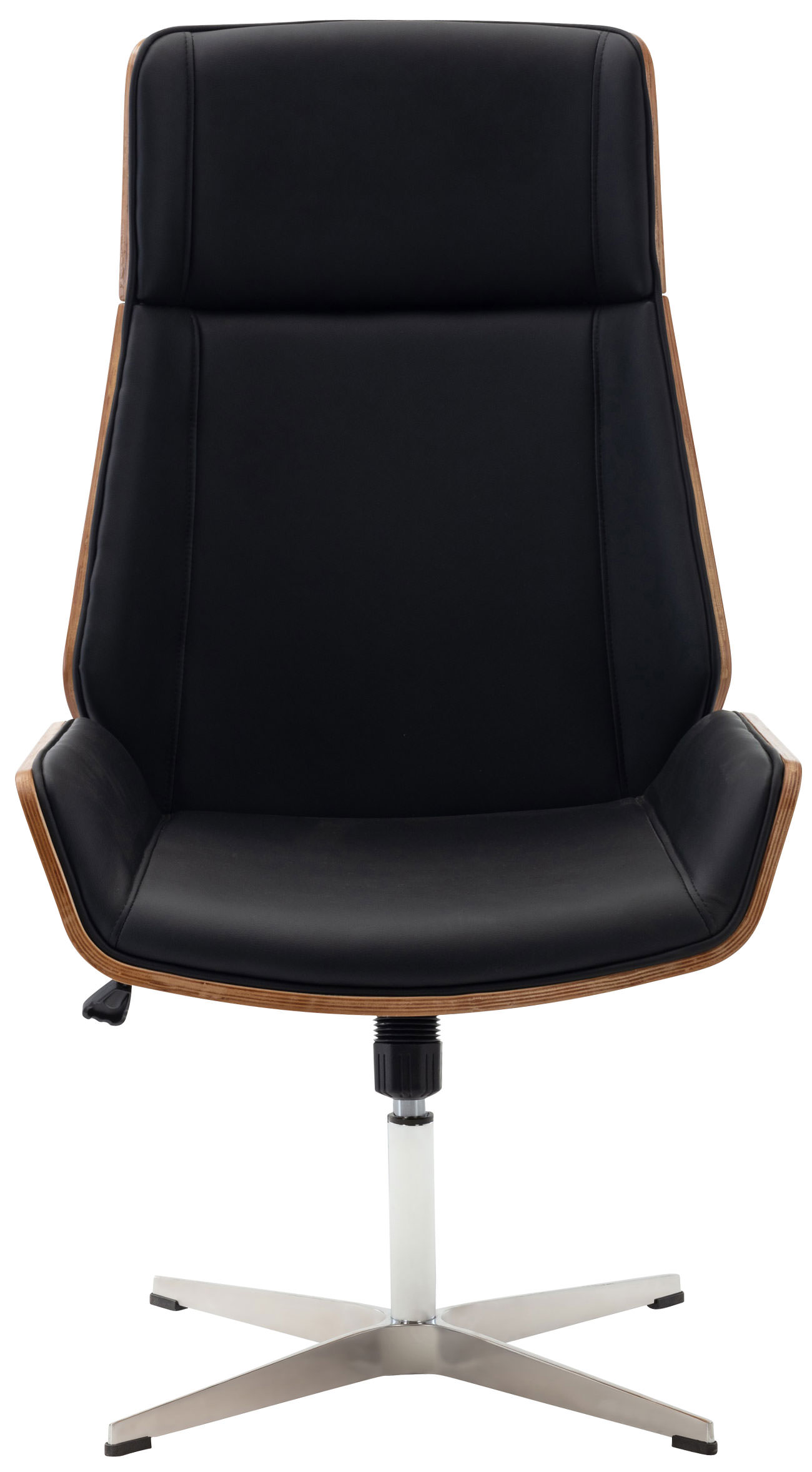 Sedia Studio Riunioni Breda In Similpelle E Legno