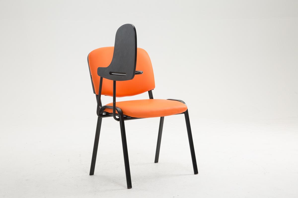 Sedia Ken in similpelle con tavolino ribaltabile