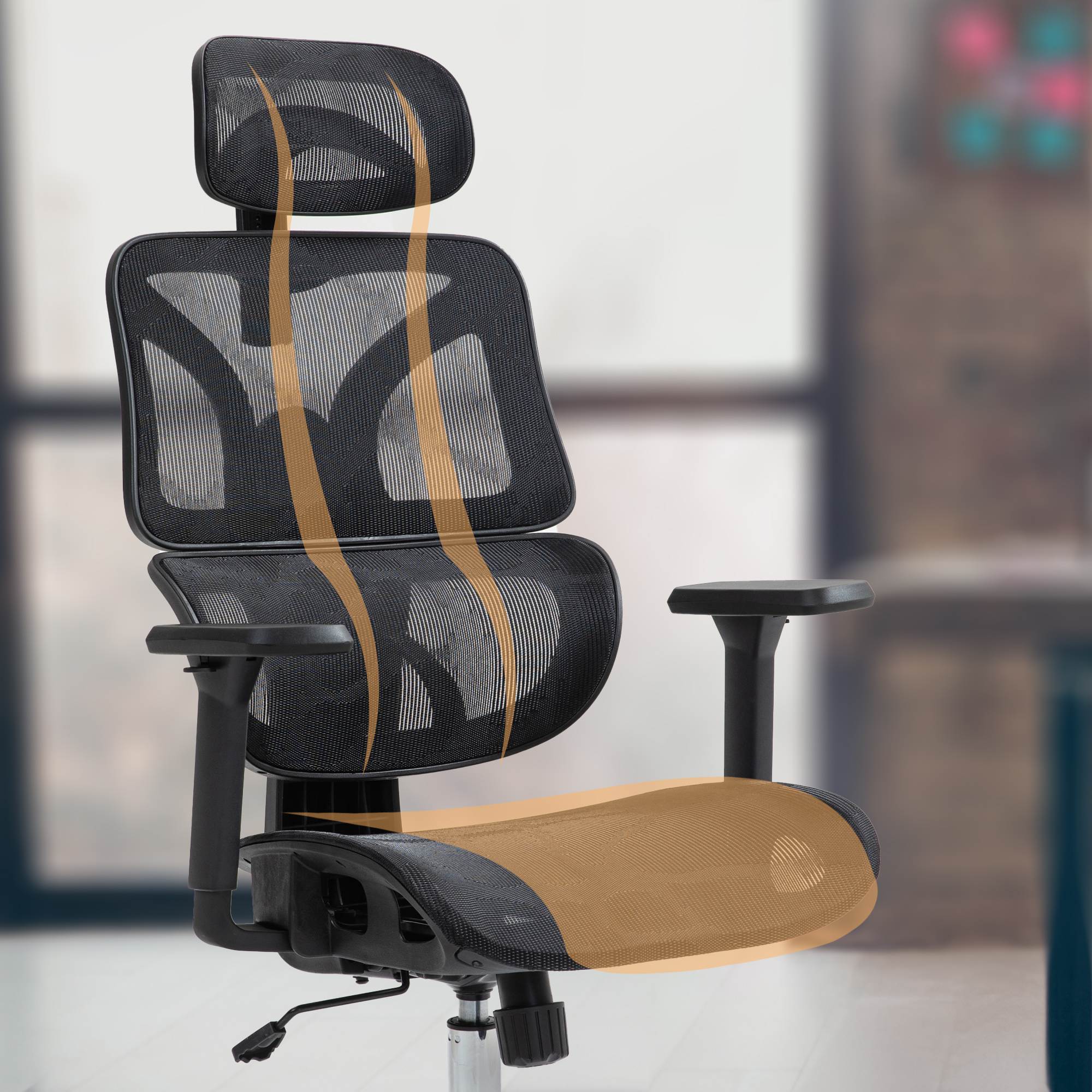 Sedia da ufficio Deshler