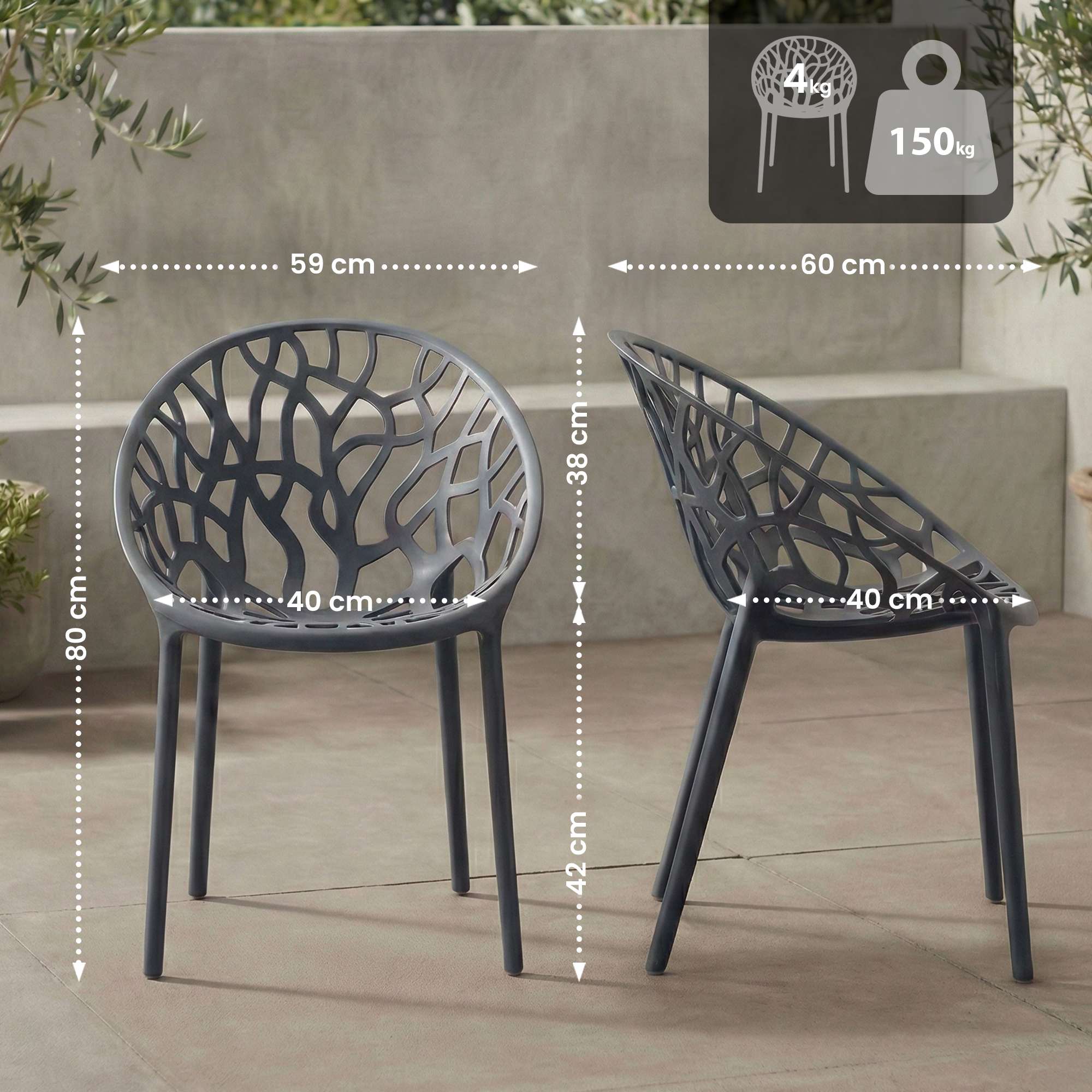 Sedia da giardino Hope