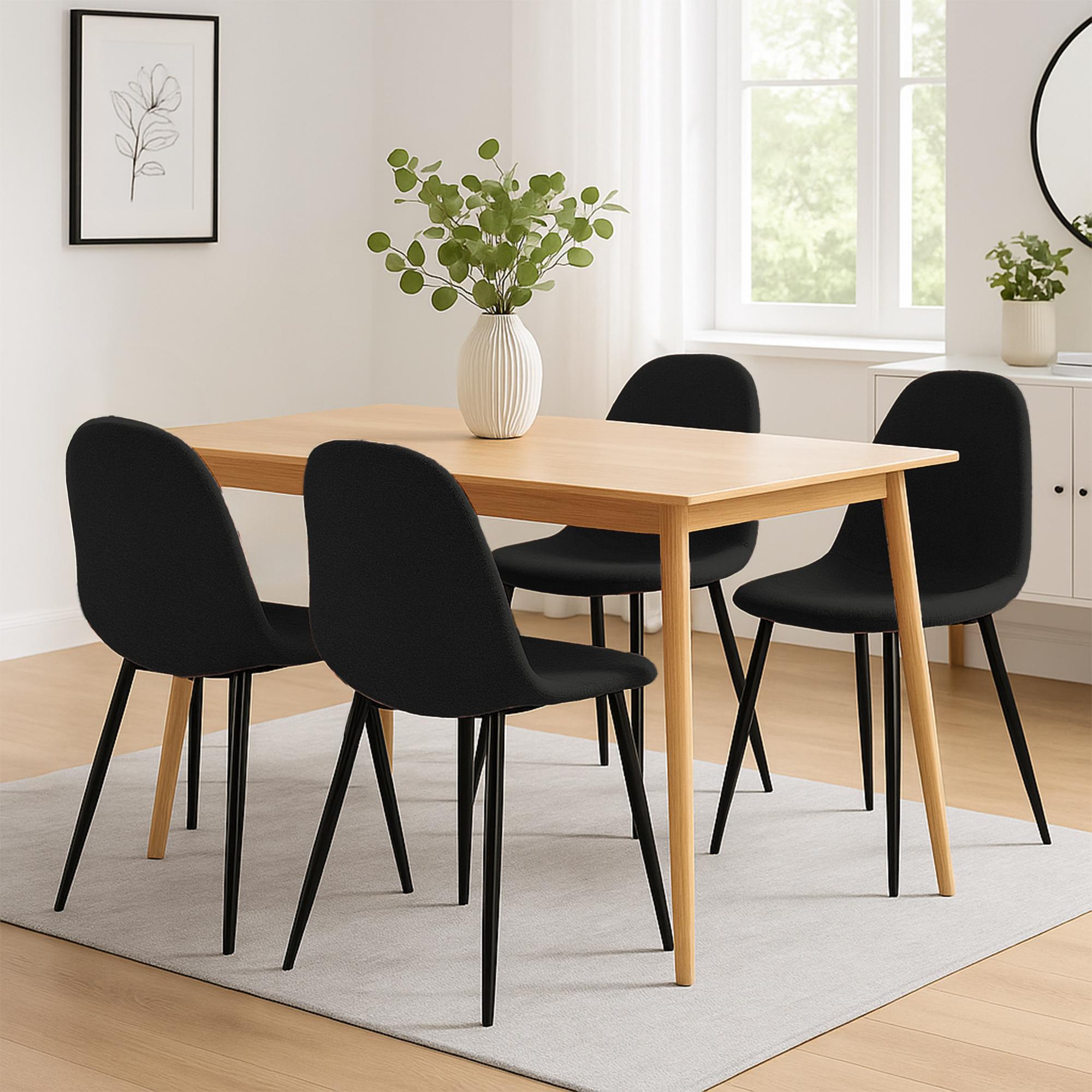 Set di 4 sedie da pranzo Napier