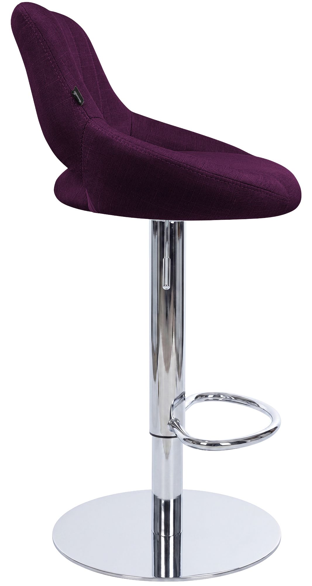 Set di 2 sgabelli da bar Milet cromati con base extra pesante