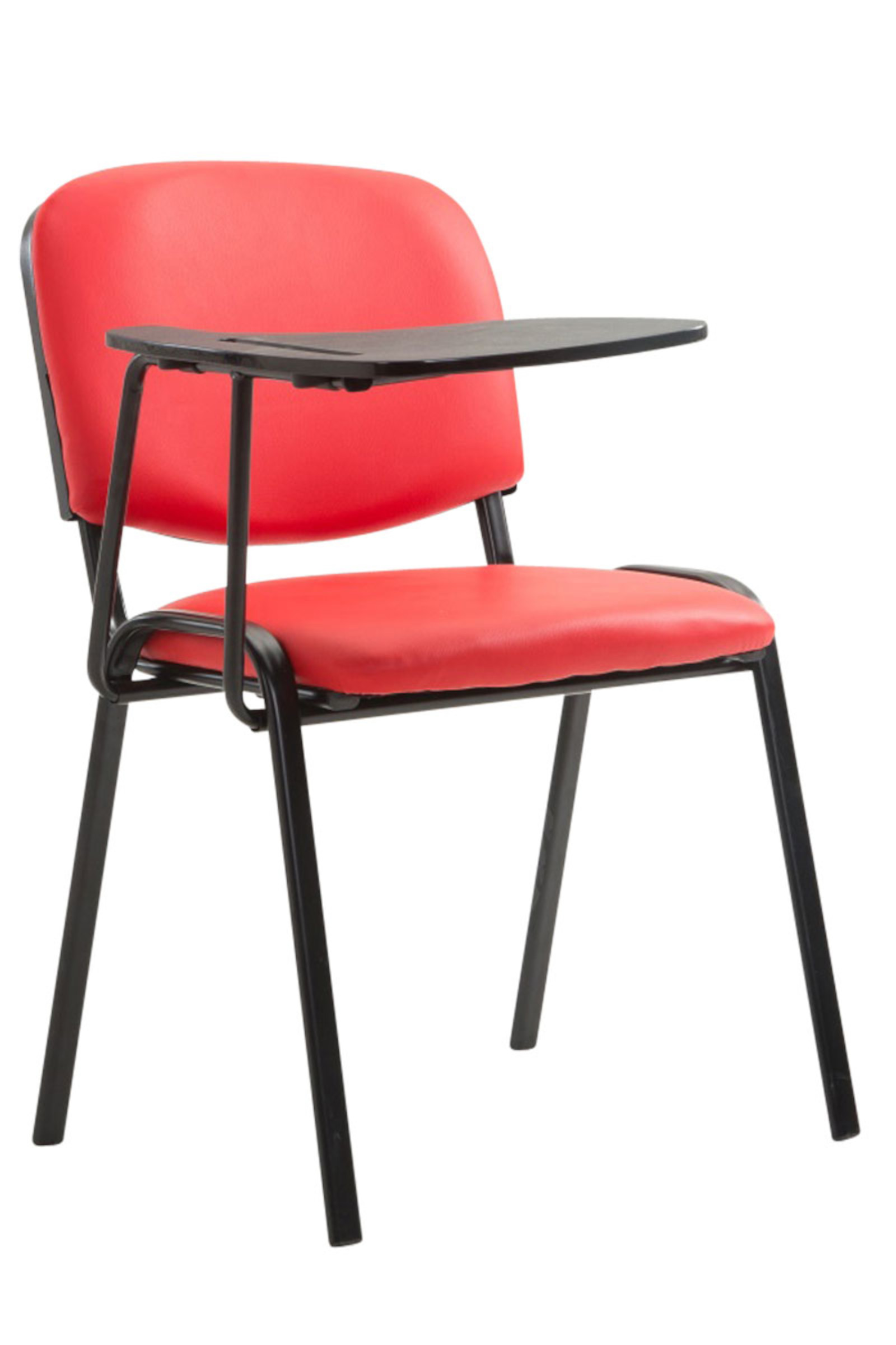 Set di 4 sedie Ken con tavolo pieghevole in similpelle