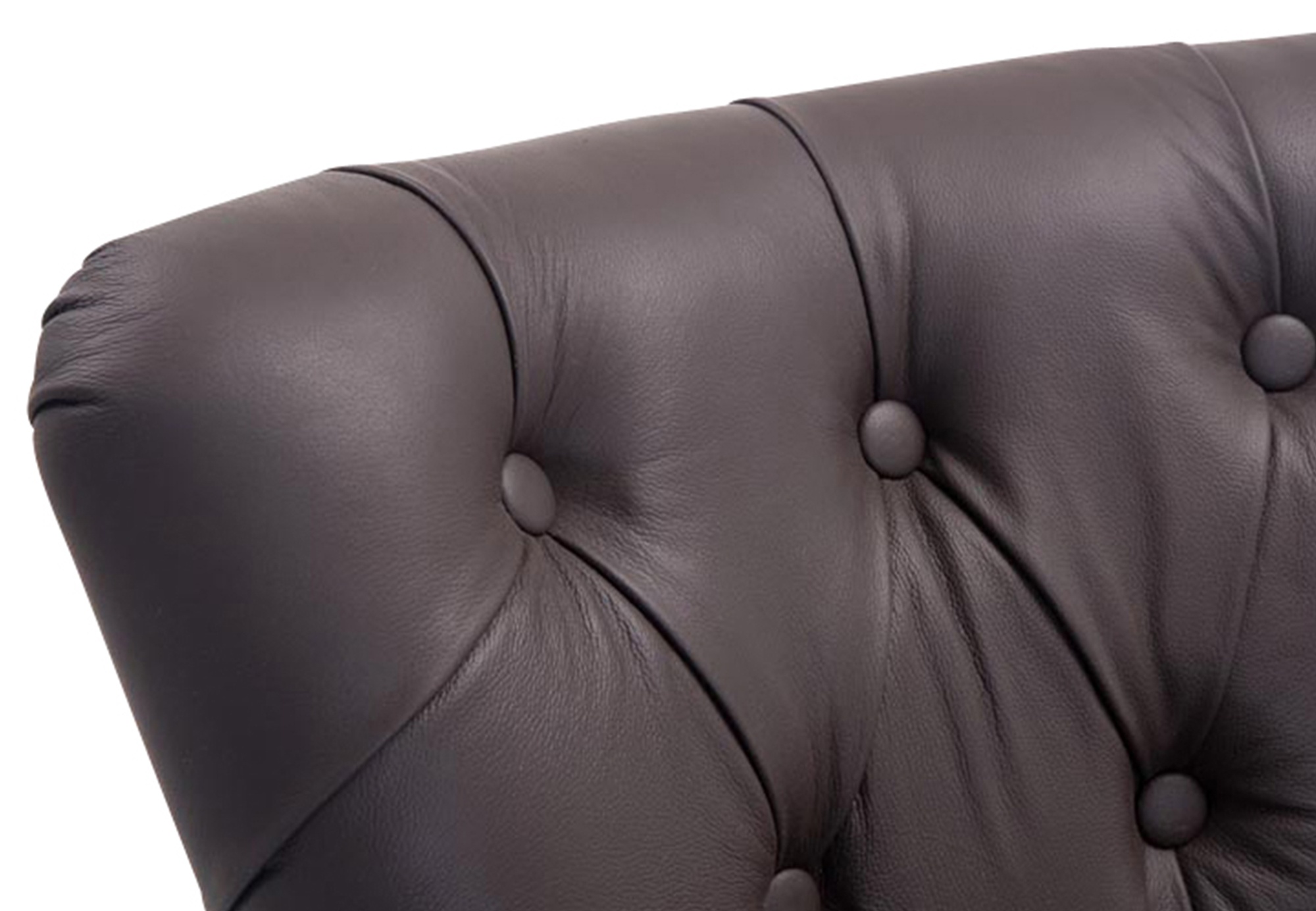 Sgabello Lakewood vera pelle antico-chiaro