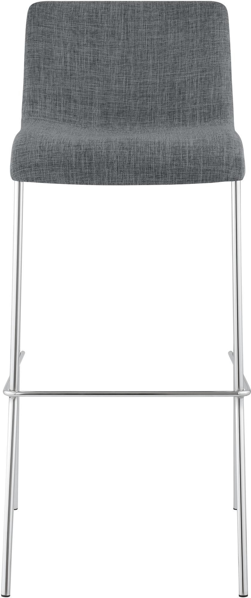 Set da 2 sgabelli da bar Hover in tessuto con base a 4 gambe