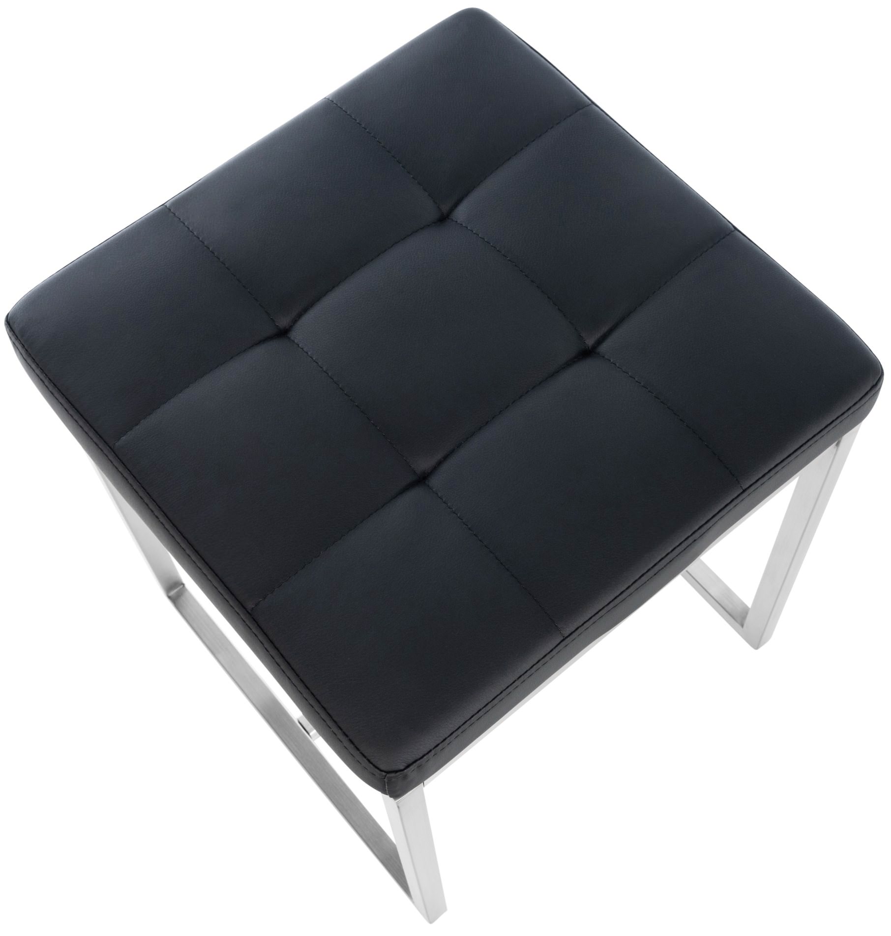 Set di 2 sgabelli in acciaio inox Barci