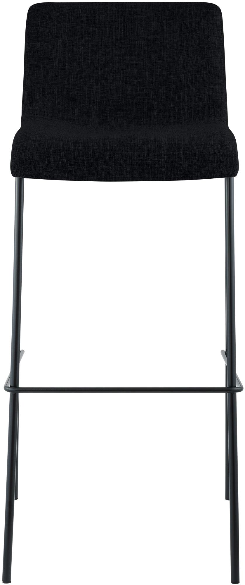 Set da 2 sgabelli da bar Hover in tessuto con base a 4 gambe