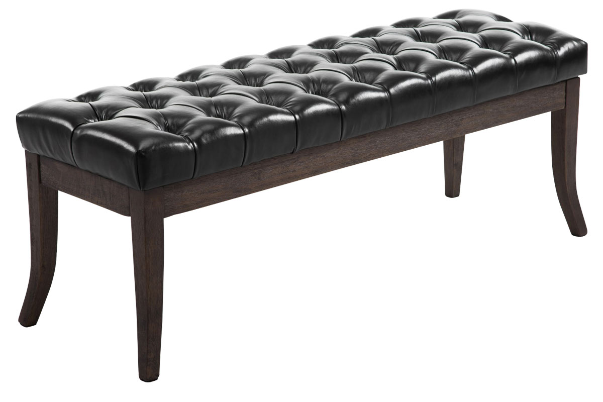 Panca di design RAMSES in legno scuro antico