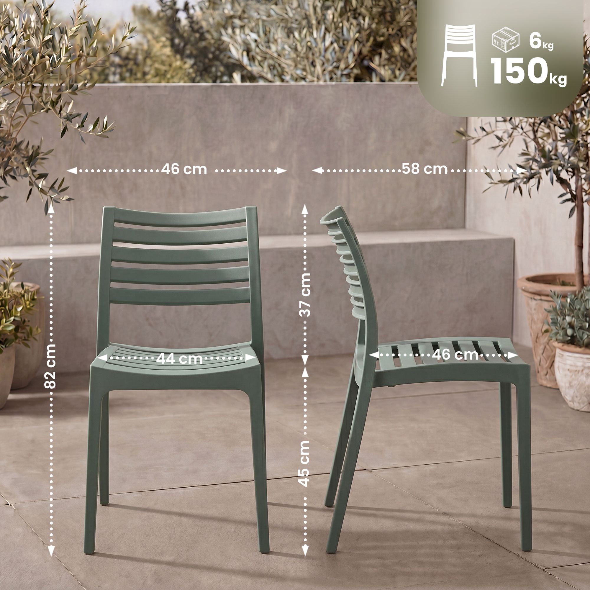 Sedia da giardino Arkon