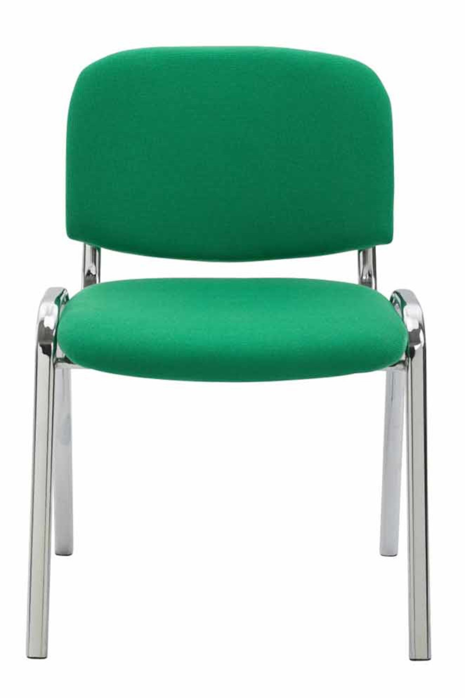 Set di 4 sedie Ken Chrome in tessuto