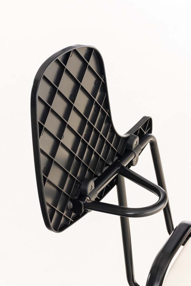 Sedia Ken in similpelle con tavolino ribaltabile