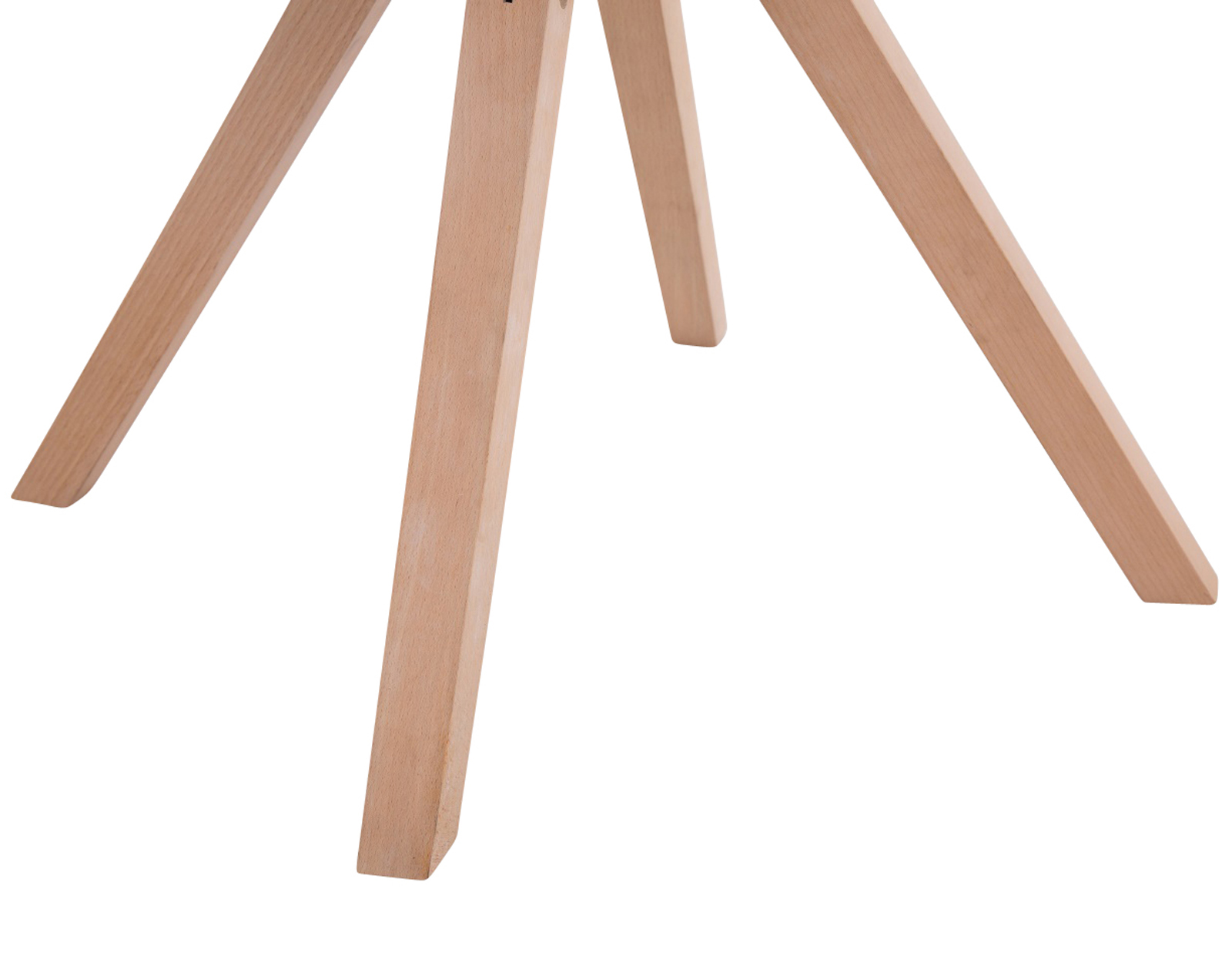Set di 4 sedie per visitatori Toulouse Fabric Square