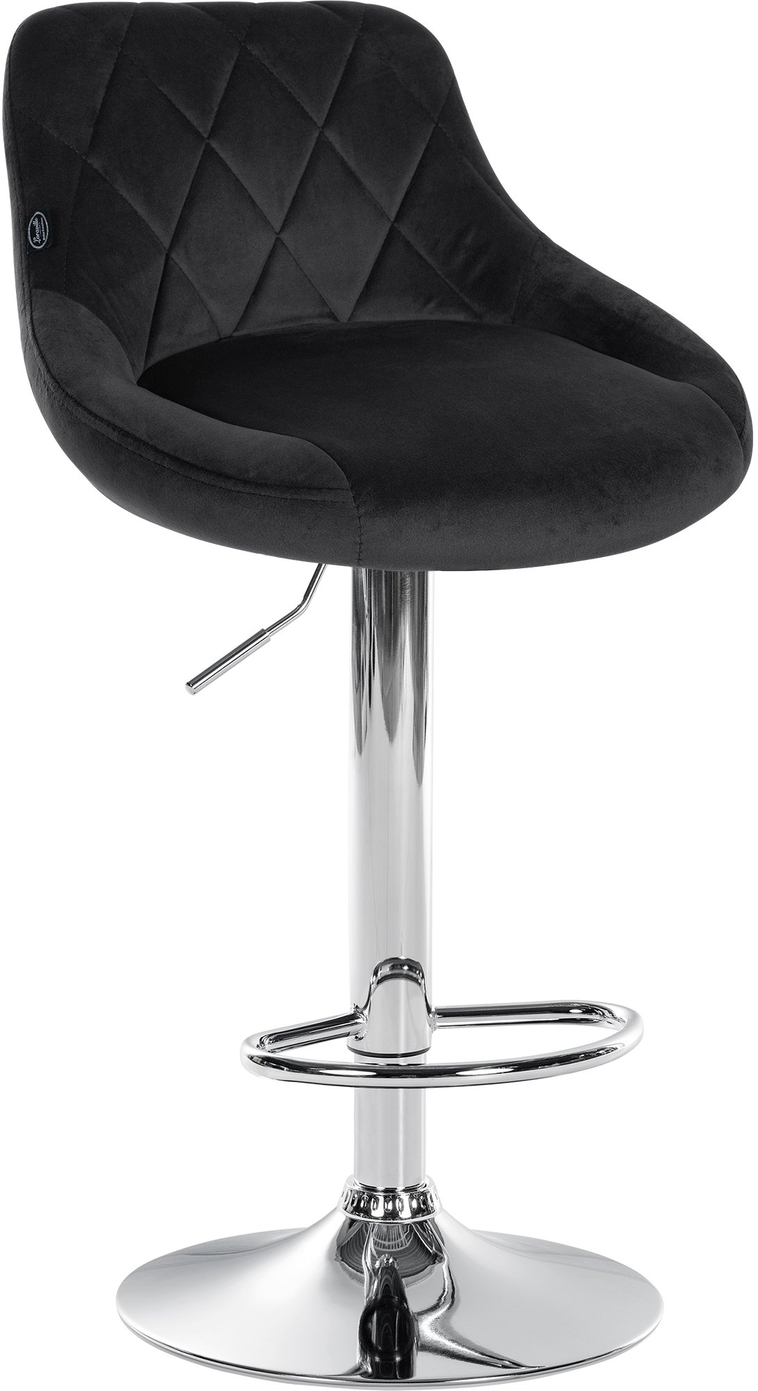 Set di 2 sgabelli da bar Lazio Velvet