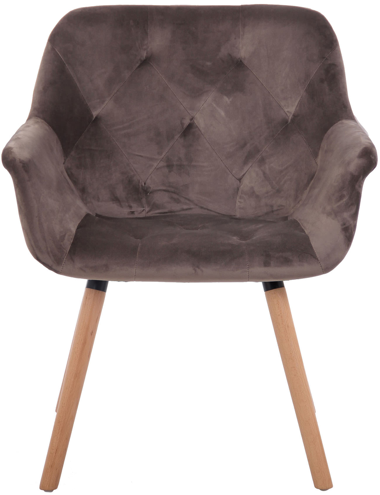 Sedia design Cassidy in velluto