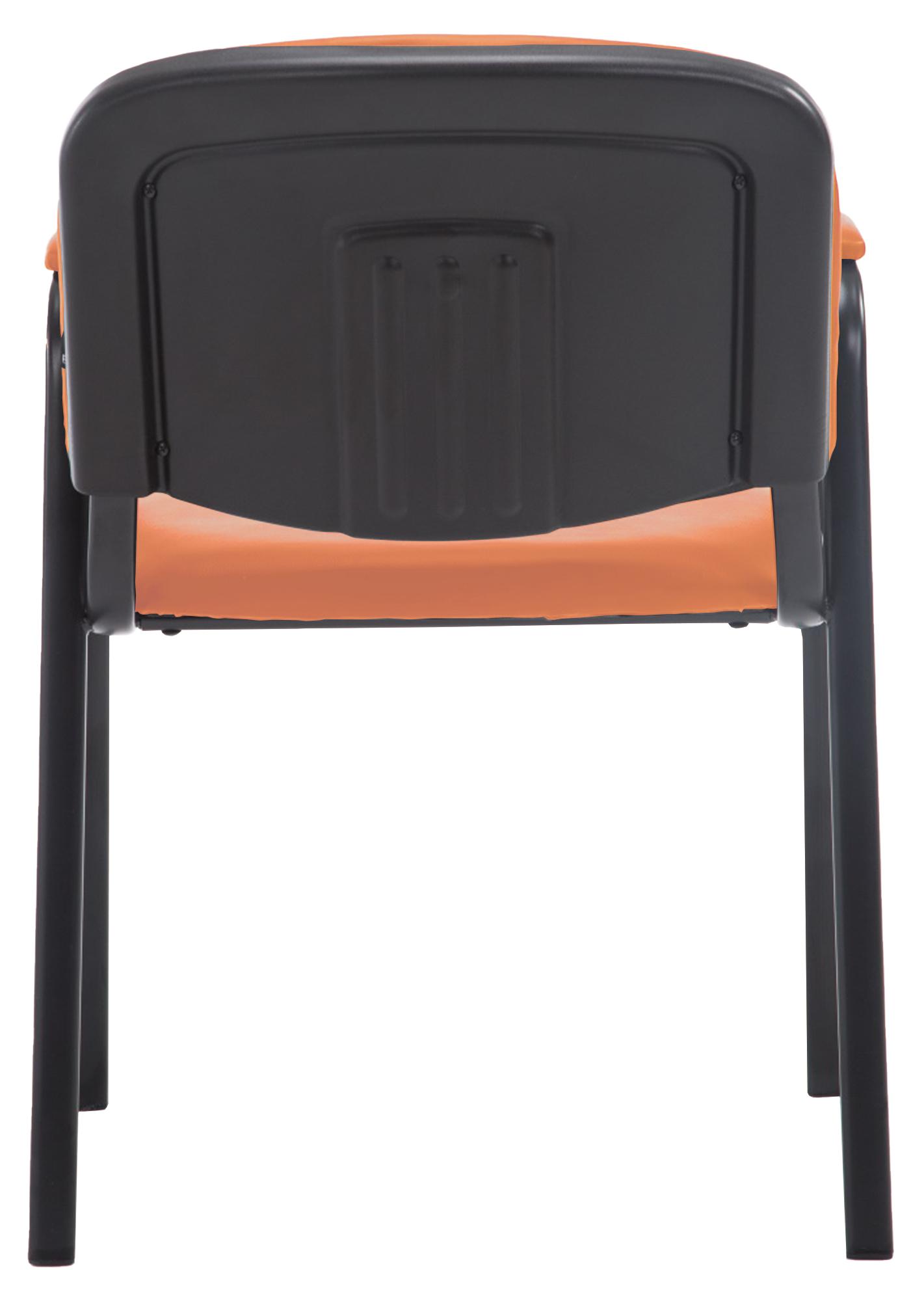 Sedia impilabile Ken Pro in ecopelle