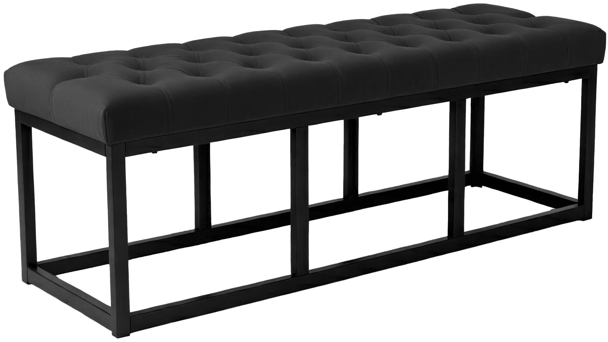 Panca Polson Velluto Nero