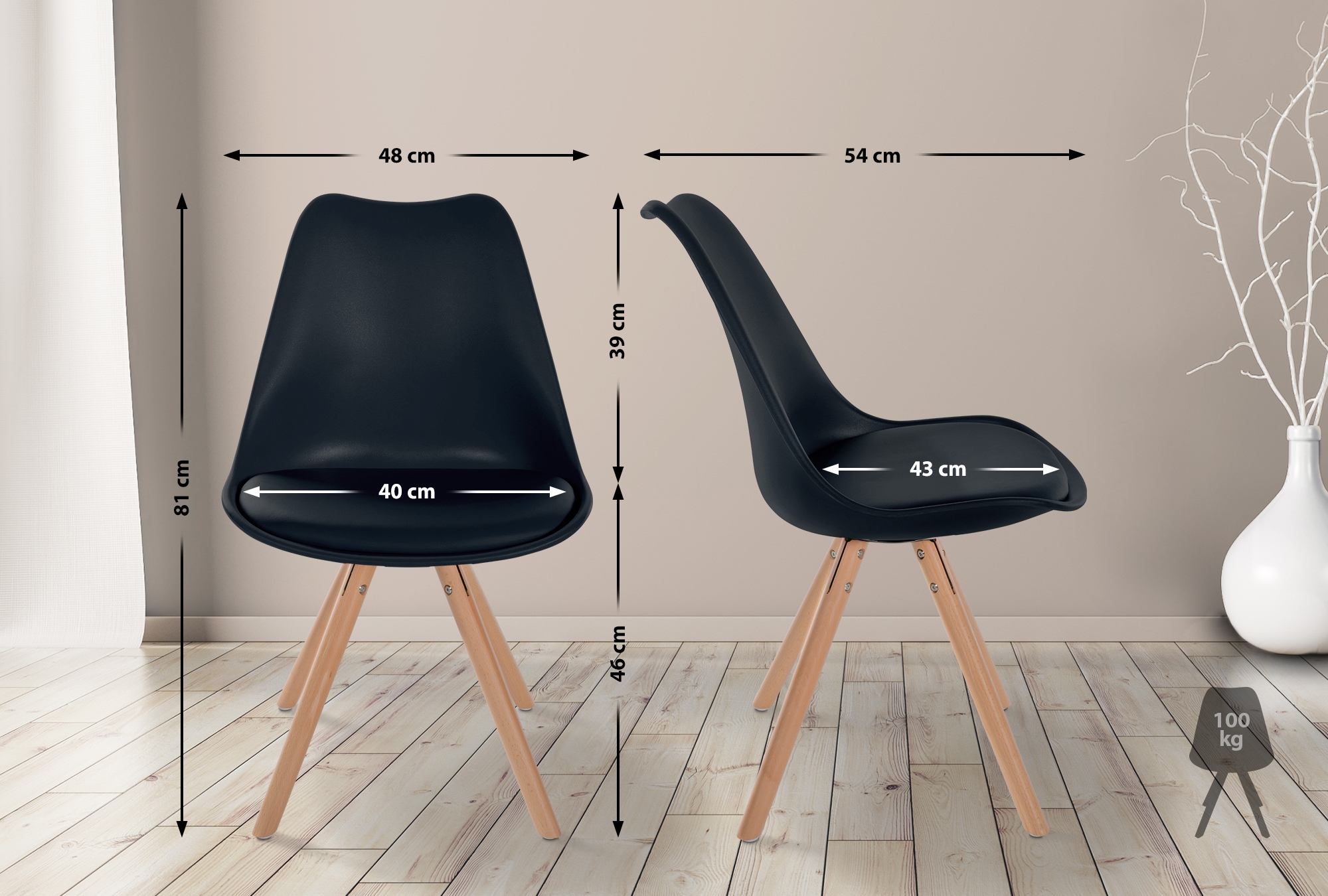 Sedia Sofia in plastica