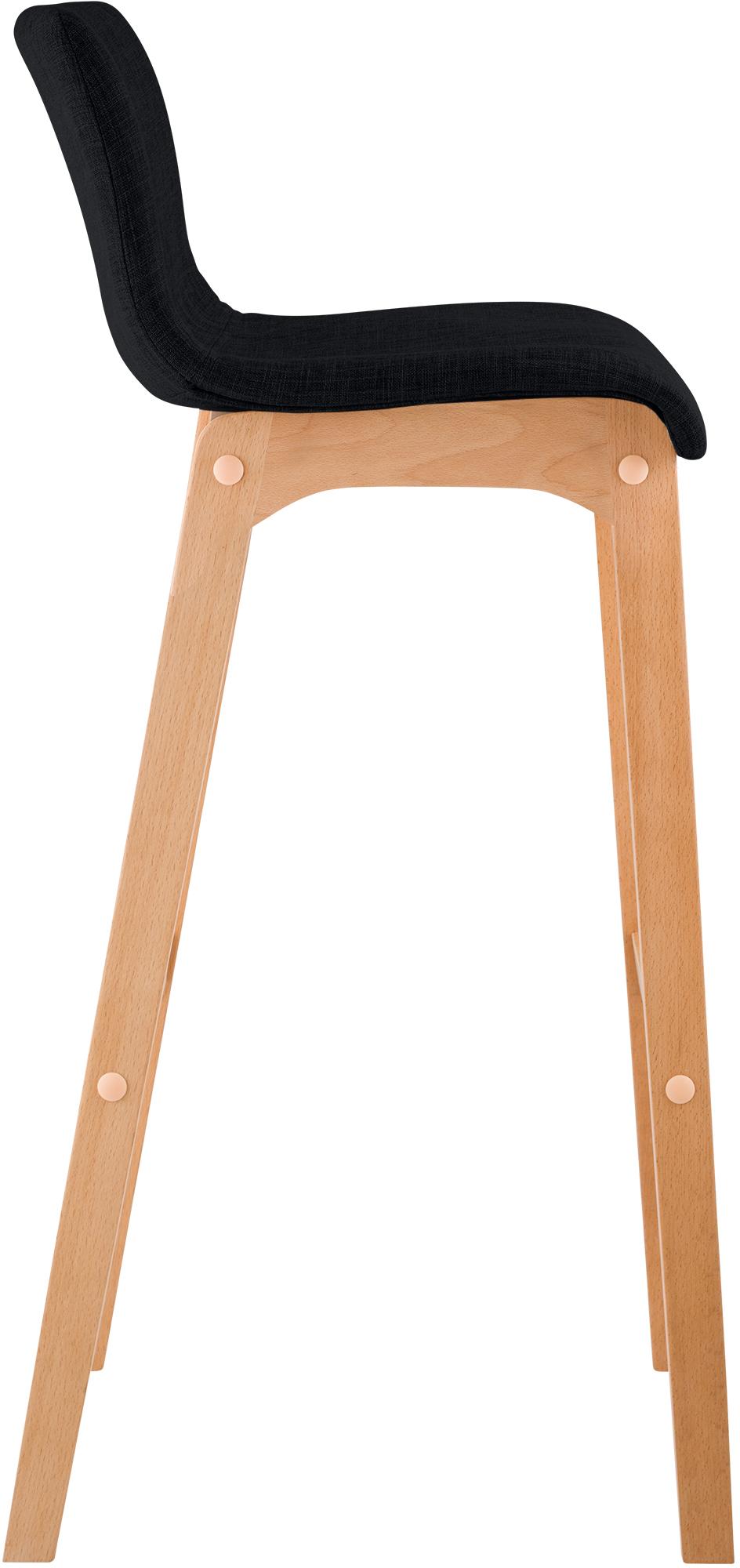 Sgabello da Bar Hover Tessuto Base a Quattro Gambe Natura