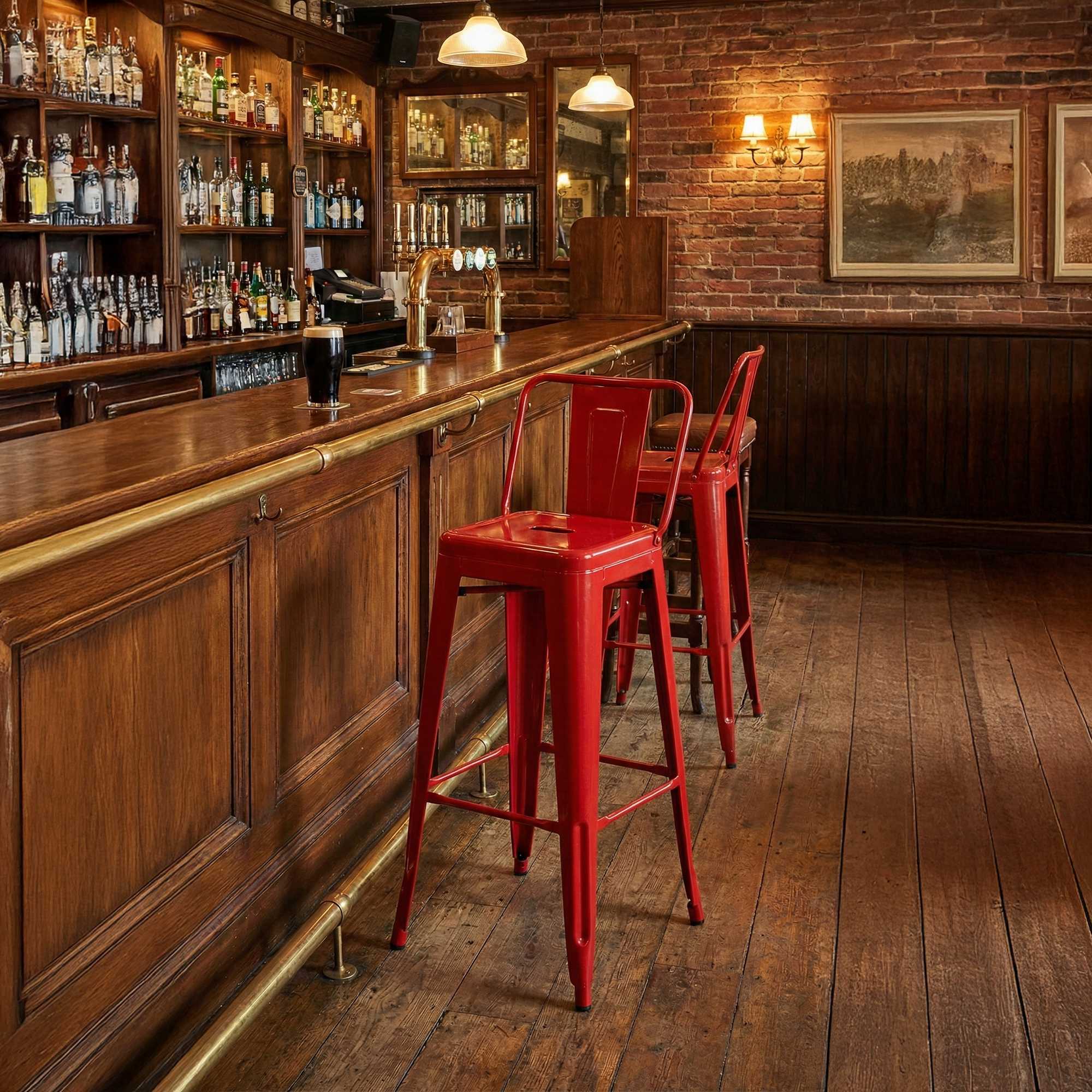 Set di 4 sgabelli da bar Mason