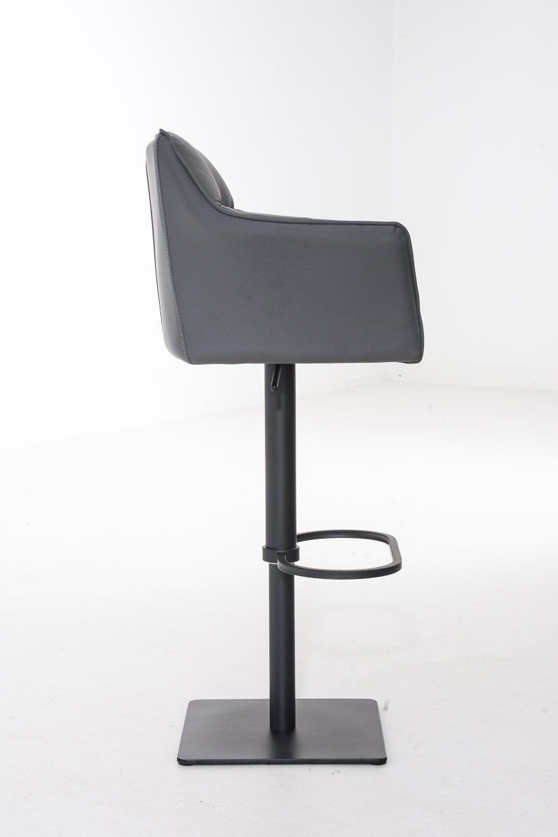 Sgabello da bar Damaso con rivestimento in similpelle
