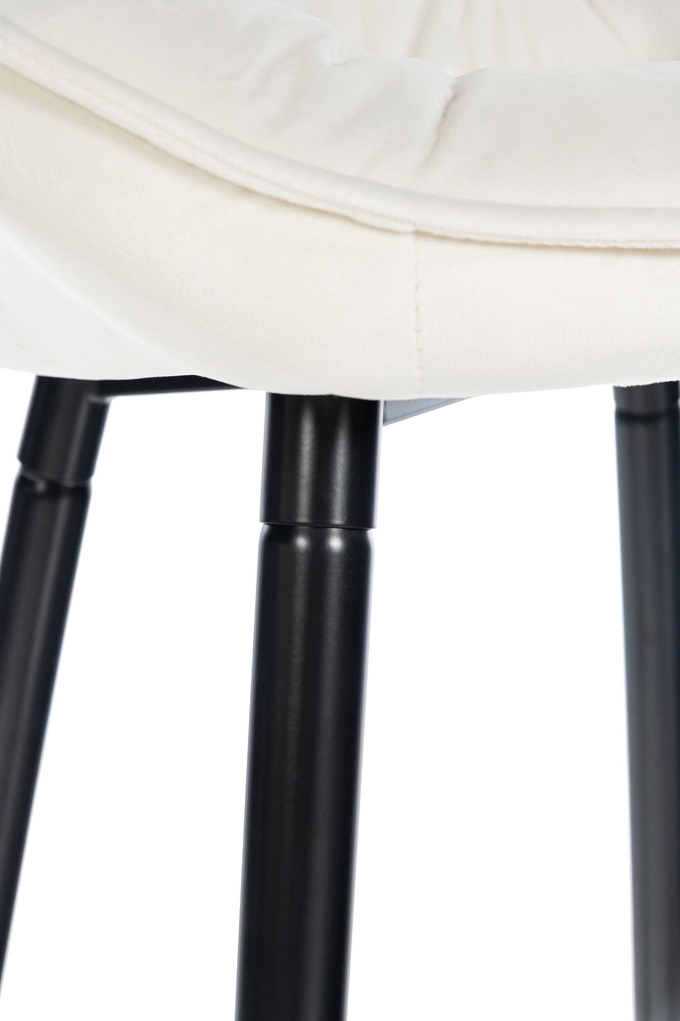 Set di 2 sgabelli da bar Gibson in velluto con altezza seduta 76 cm