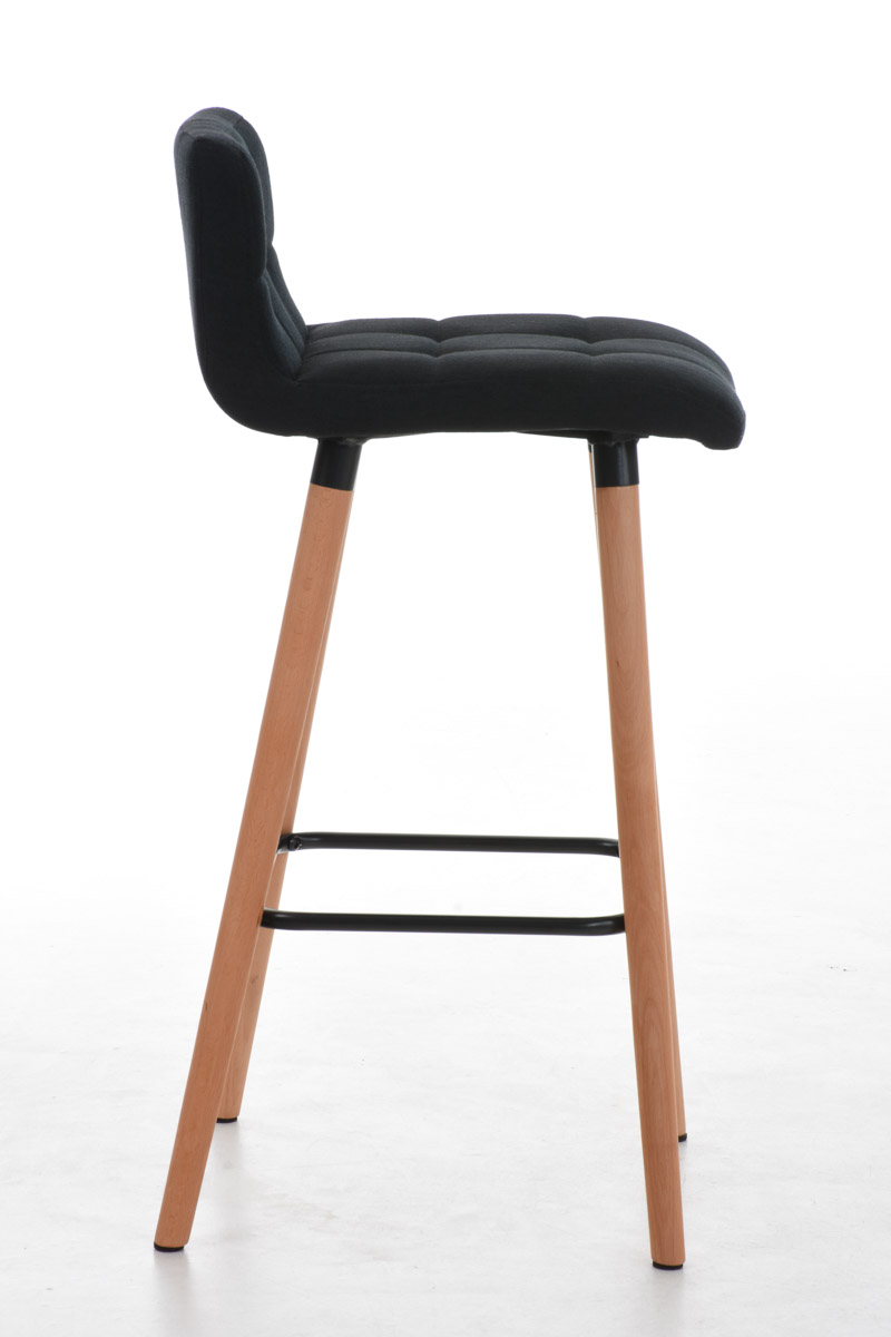 Set 2 Sgabelli Bar LINCOLN in Tessuto