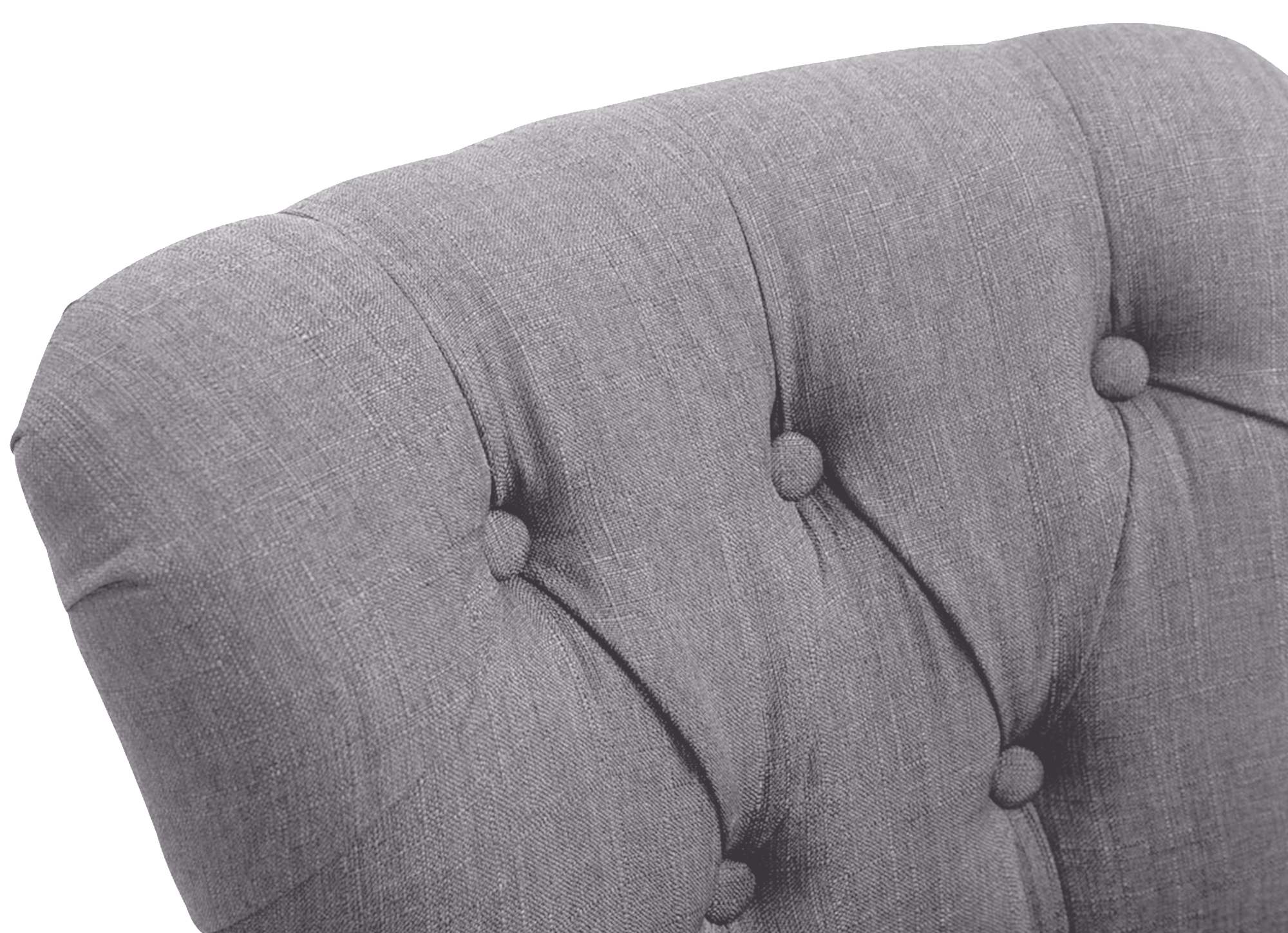 Sgabello Lakewood stoffa antico-scuro