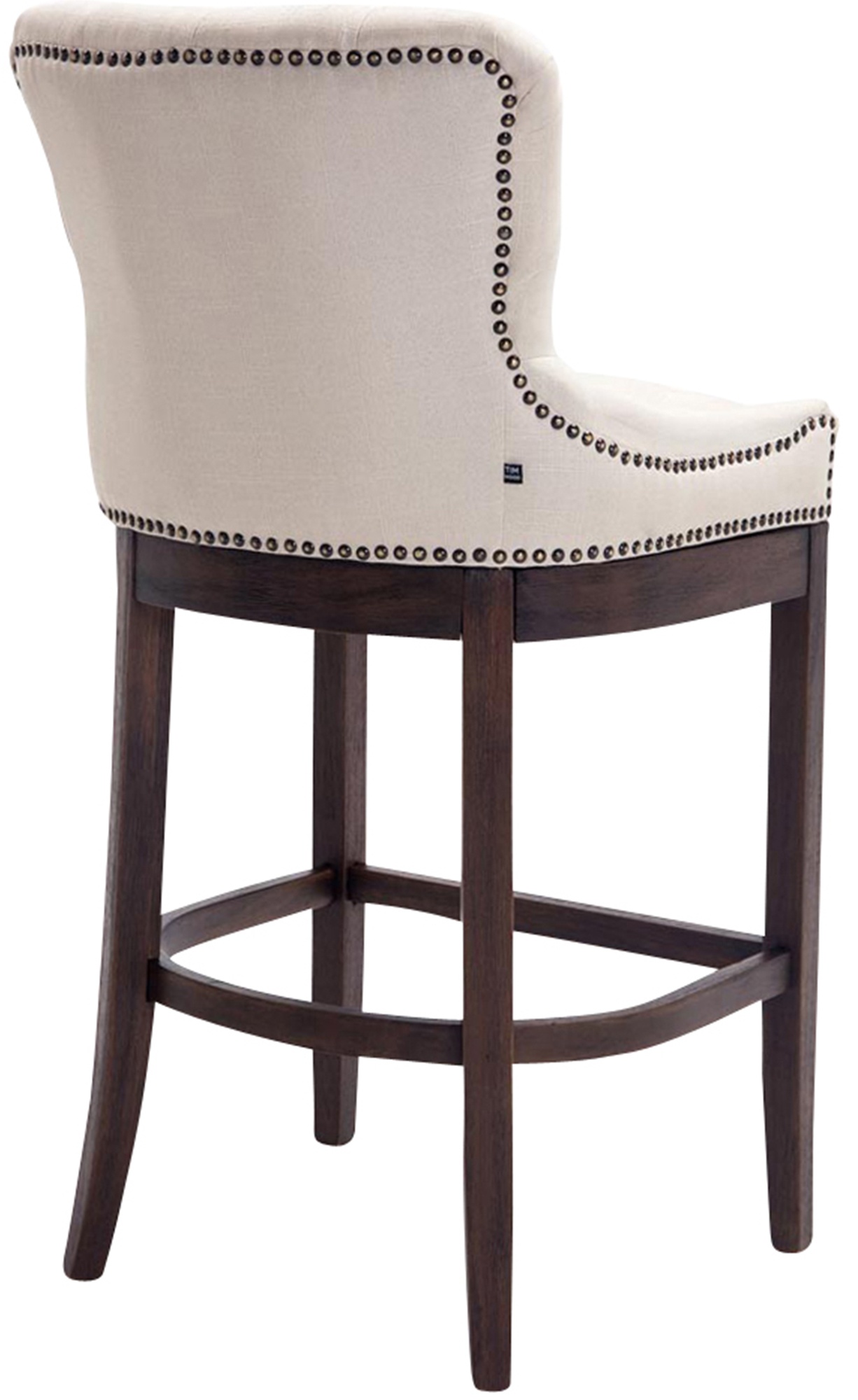 Sgabello Lakewood stoffa antico-scuro