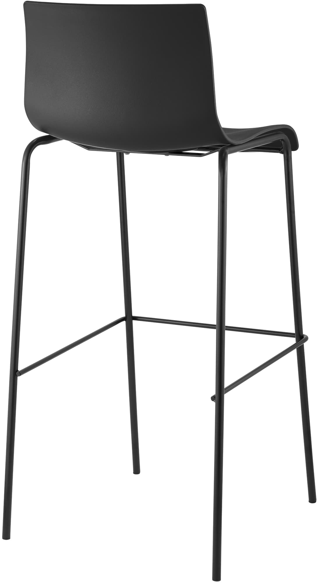 Sgabello da Bar Hover Plastica Struttura a 4 Gambe