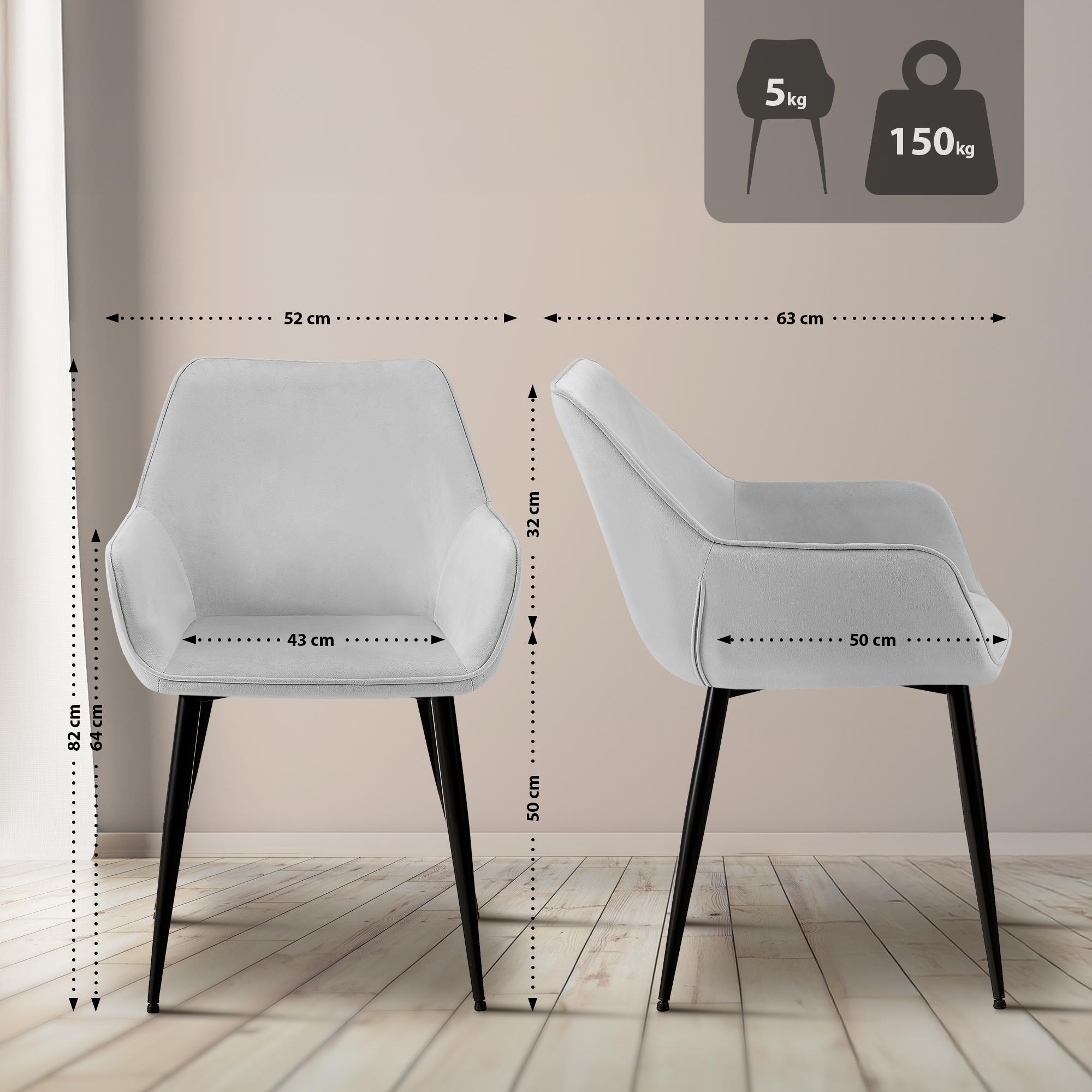 Set di 2 sedie da pranzo Luena
